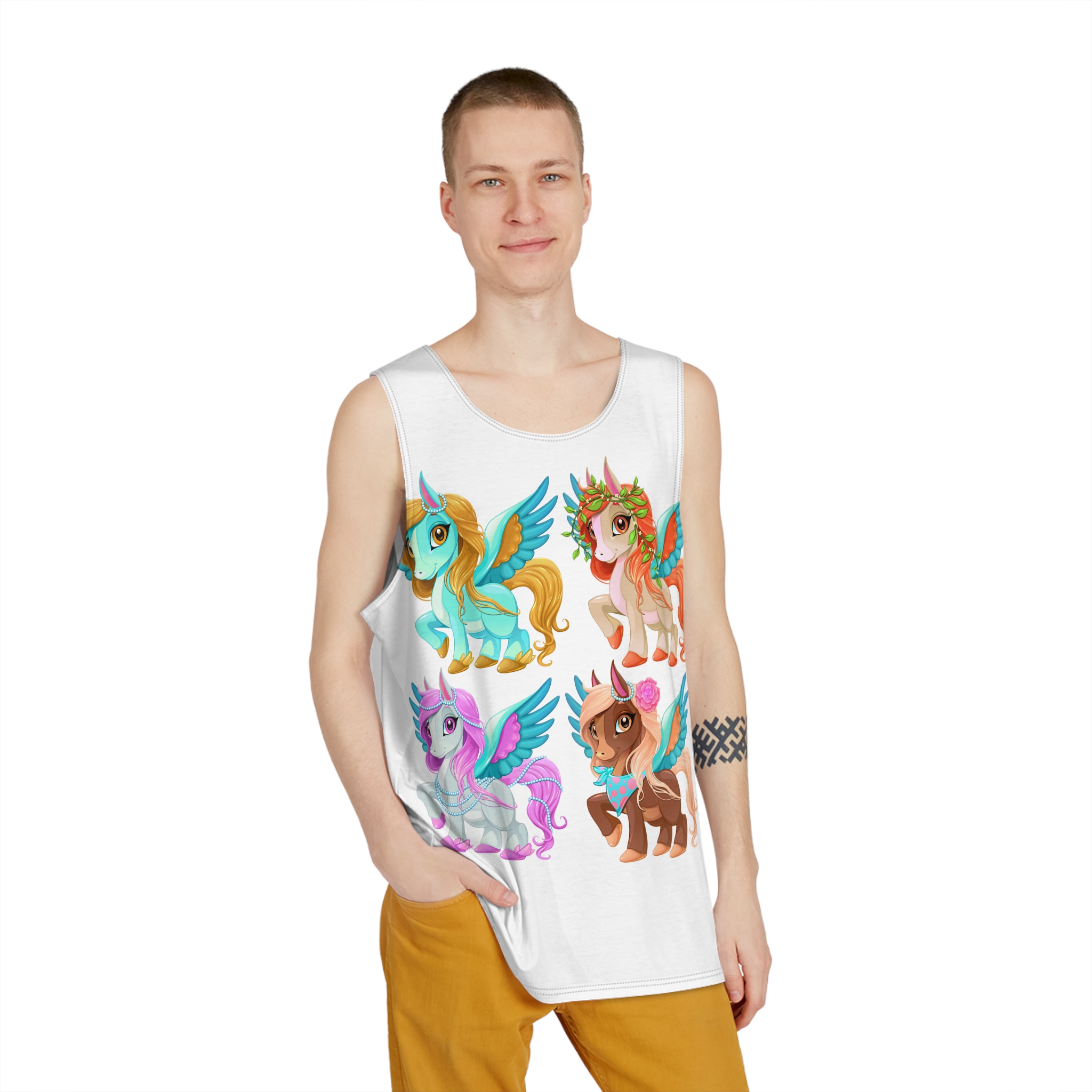 Unicorn V578 Mens Tank Aop - Image 3