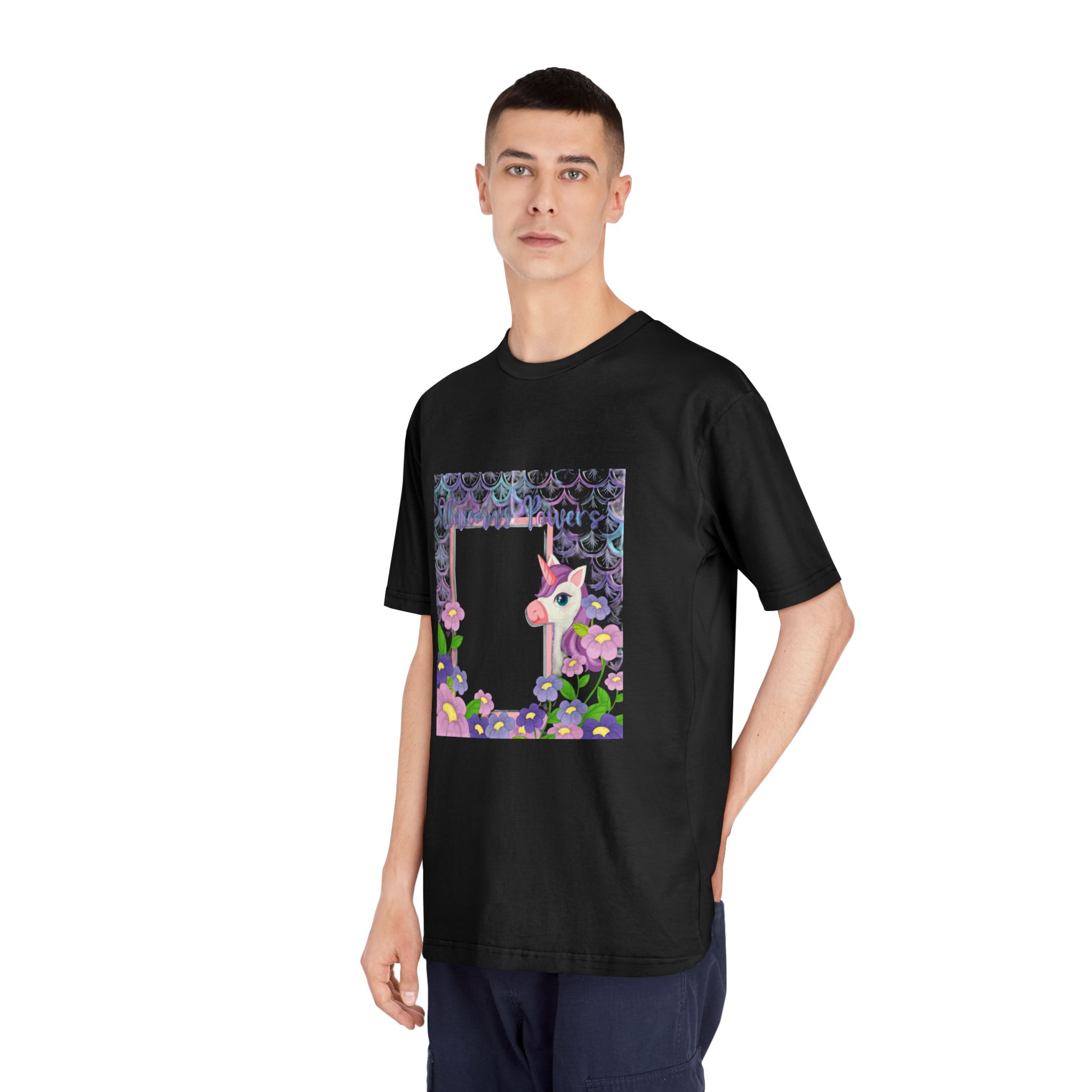 Unicorn V613 Unisex Classic Crewneck T Shirt - Image 8