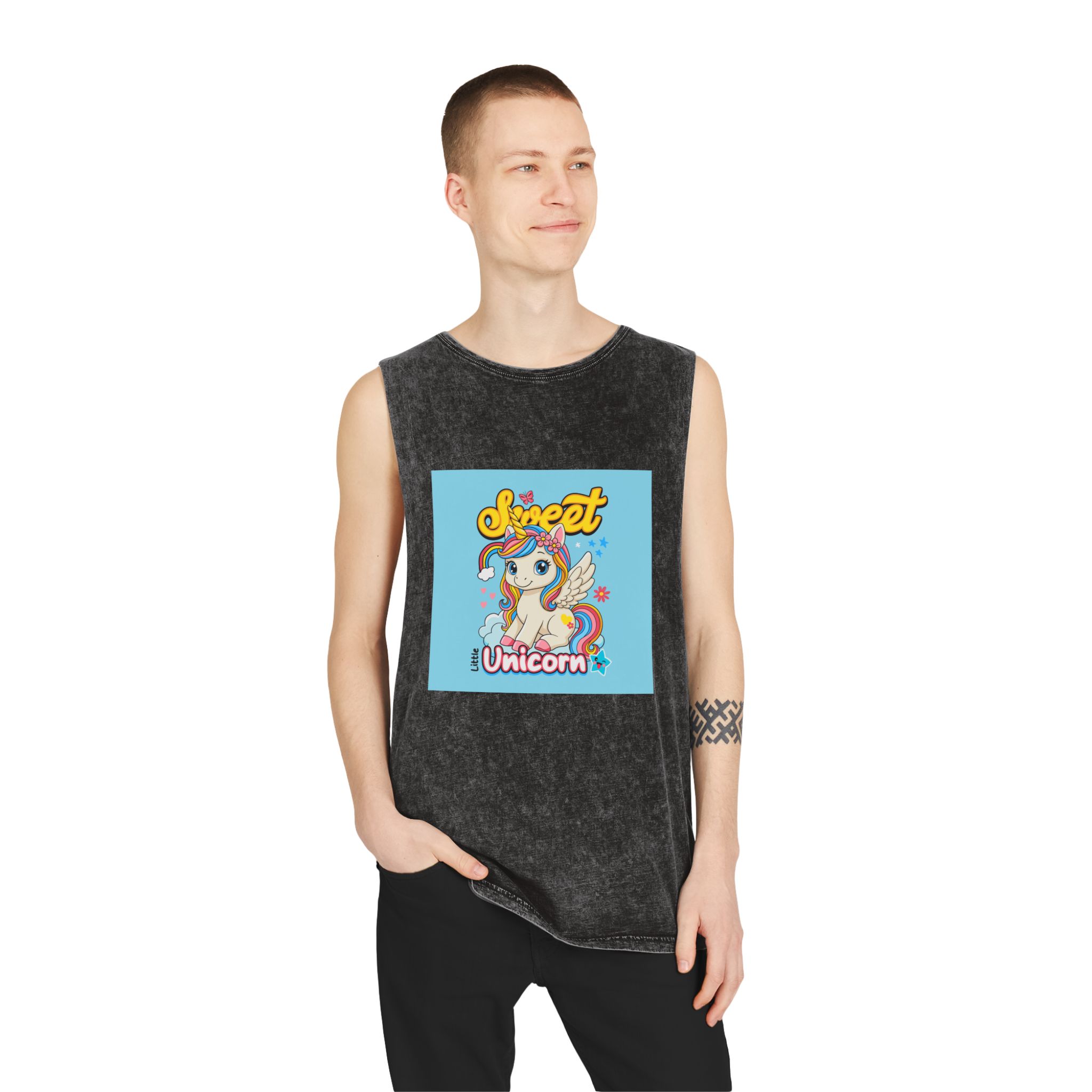 Original Design 2E512B Unisex Stonewash Tank Top - Image 3