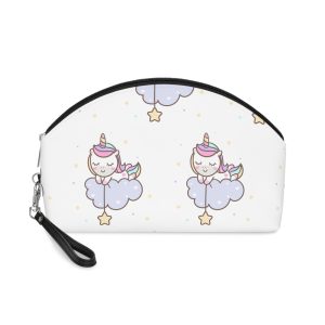 Kawaii Unicorn Vector Sleeping Cloud Makeup Bag
