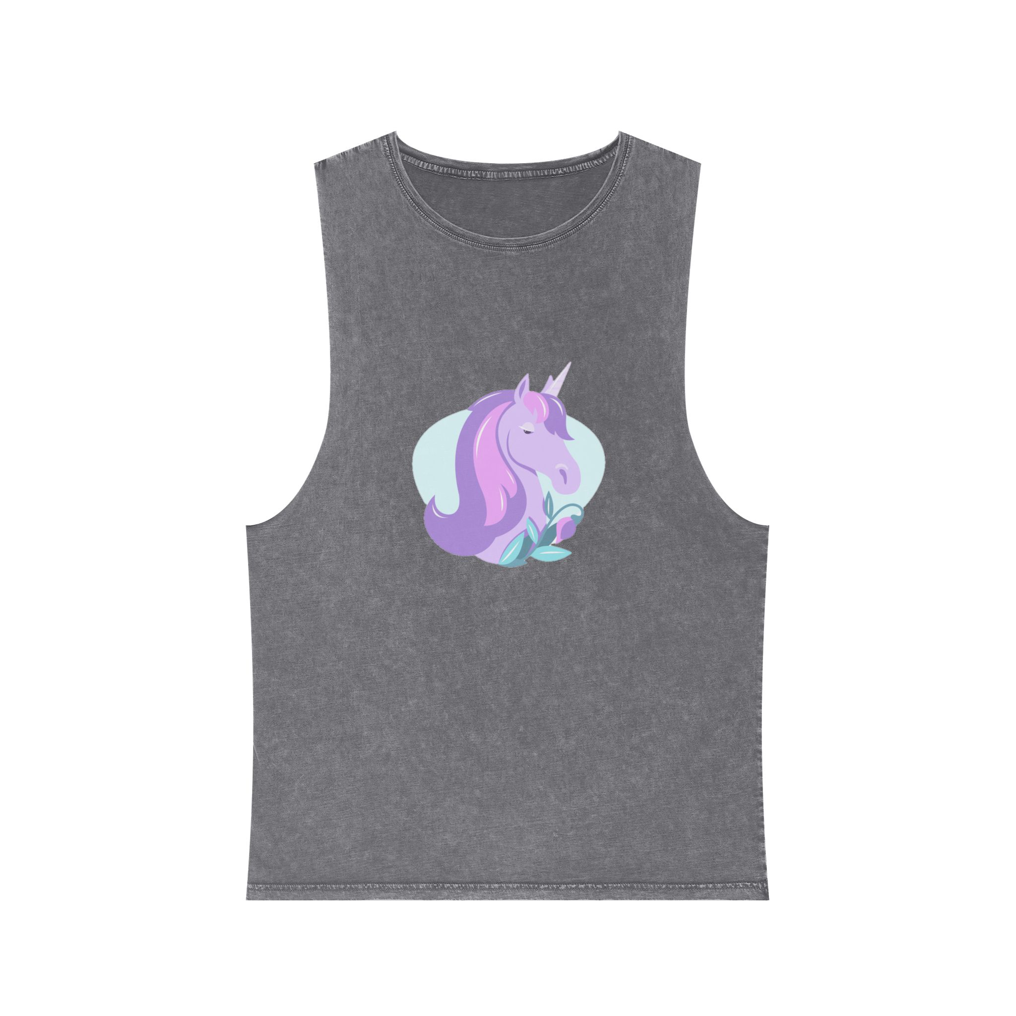 Unicorn V330 Unisex Stonewash Tank Top - Image 9