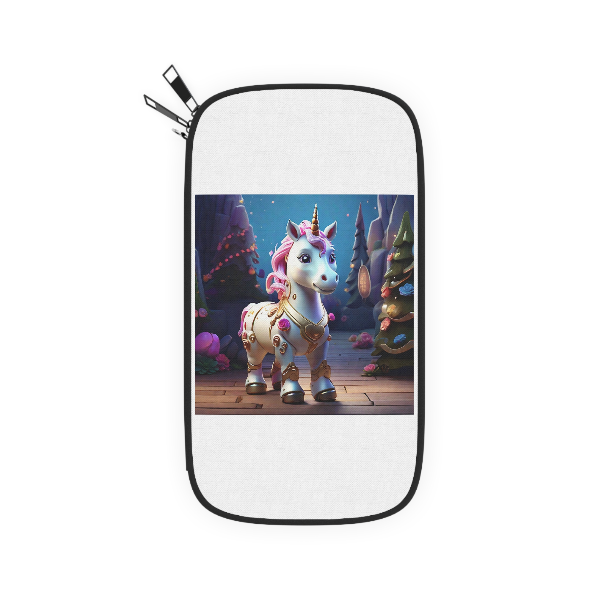 Animated Unicorn Children Generated By Ai (12) Passport Wallet - Image 2