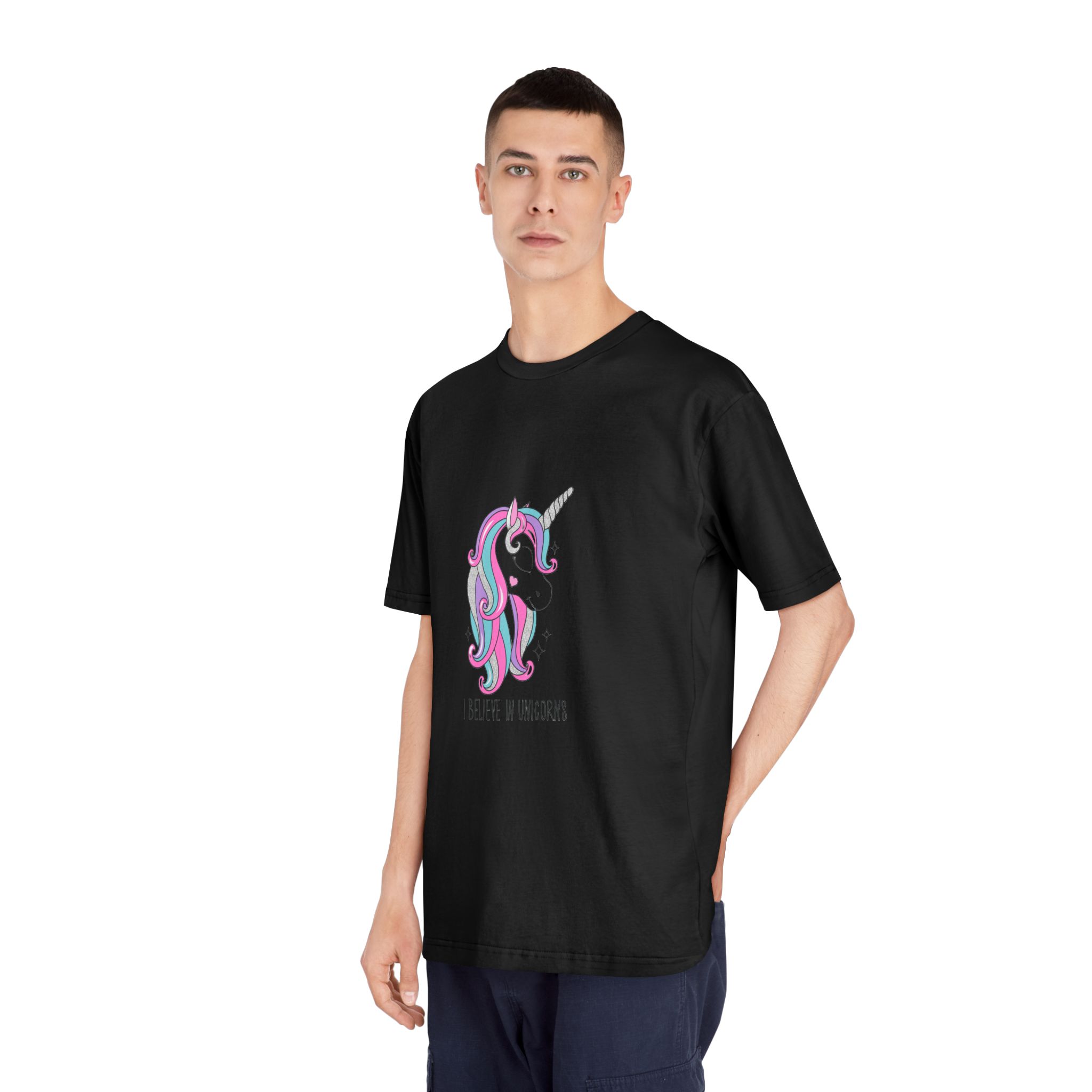I Belive In Unicorns Copia Unisex Classic Crewneck T Shirt - Image 8