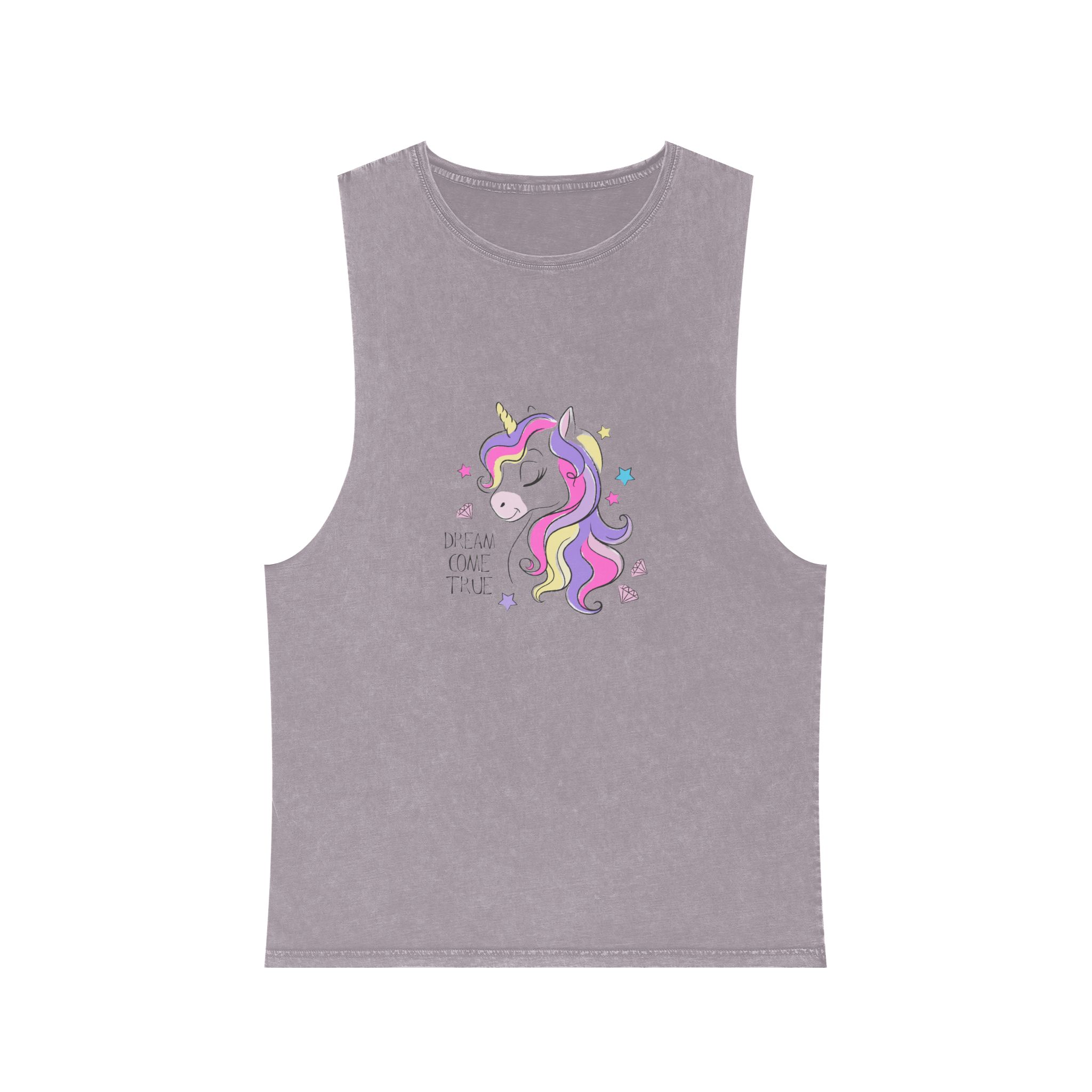 Dream Come True Copia Unisex Stonewash Tank Top - Image 17