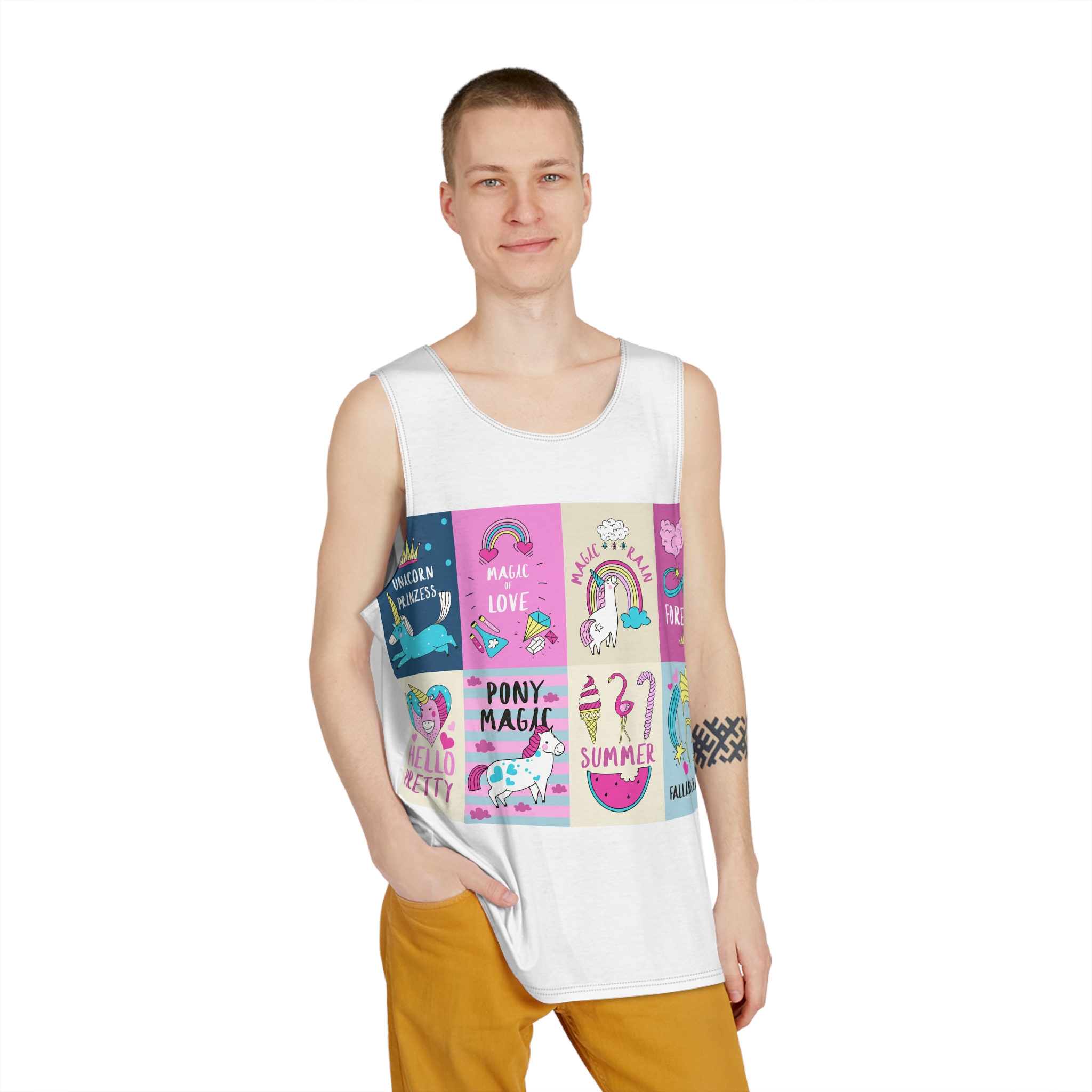 Unicorn V371 Mens Tank Aop - Image 3