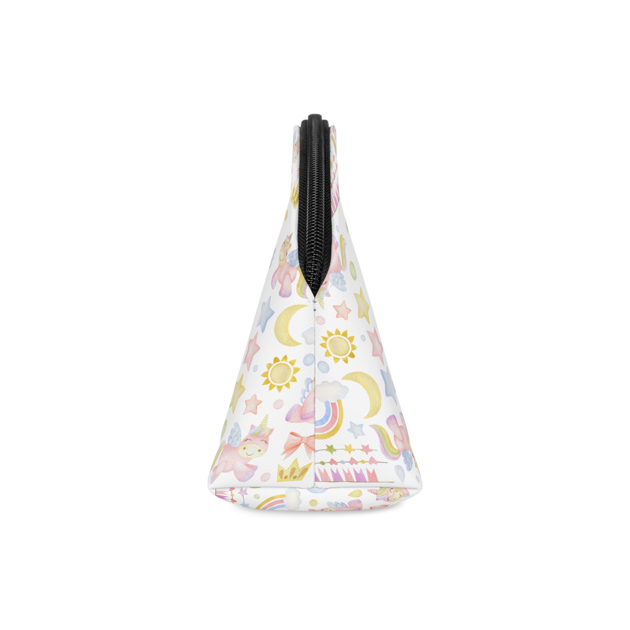 Set Watercolor Illustrations Unicorns Happy Birthday Stickers Makeup Bag - Image 4