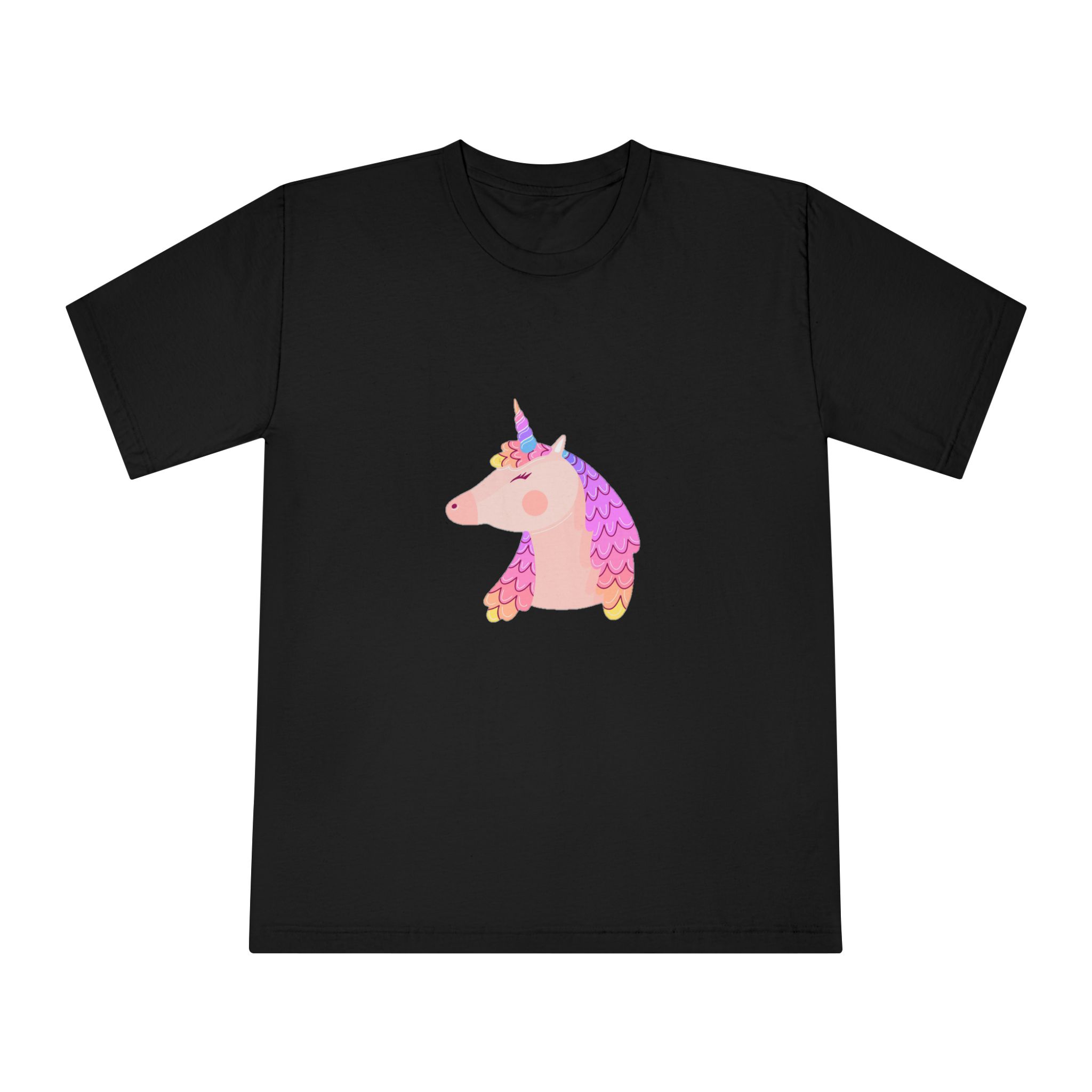 Rounded Unicorn Unisex Classic Crewneck T Shirt - Image 5