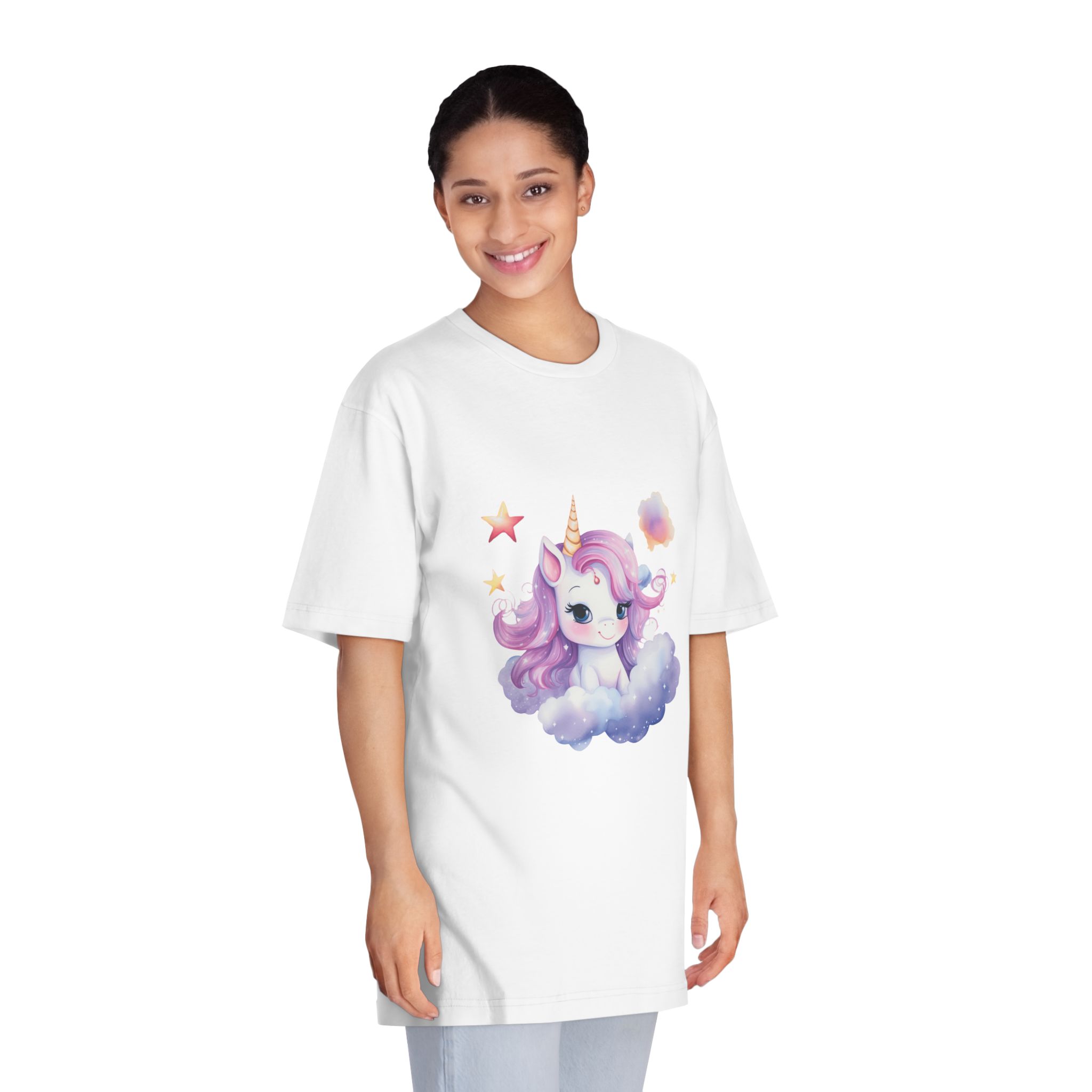Unicorns 328 Unisex Classic Crewneck T Shirt - Image 3