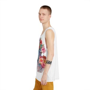 Unicorn With Flower Crown (2) Mens Tank Aop