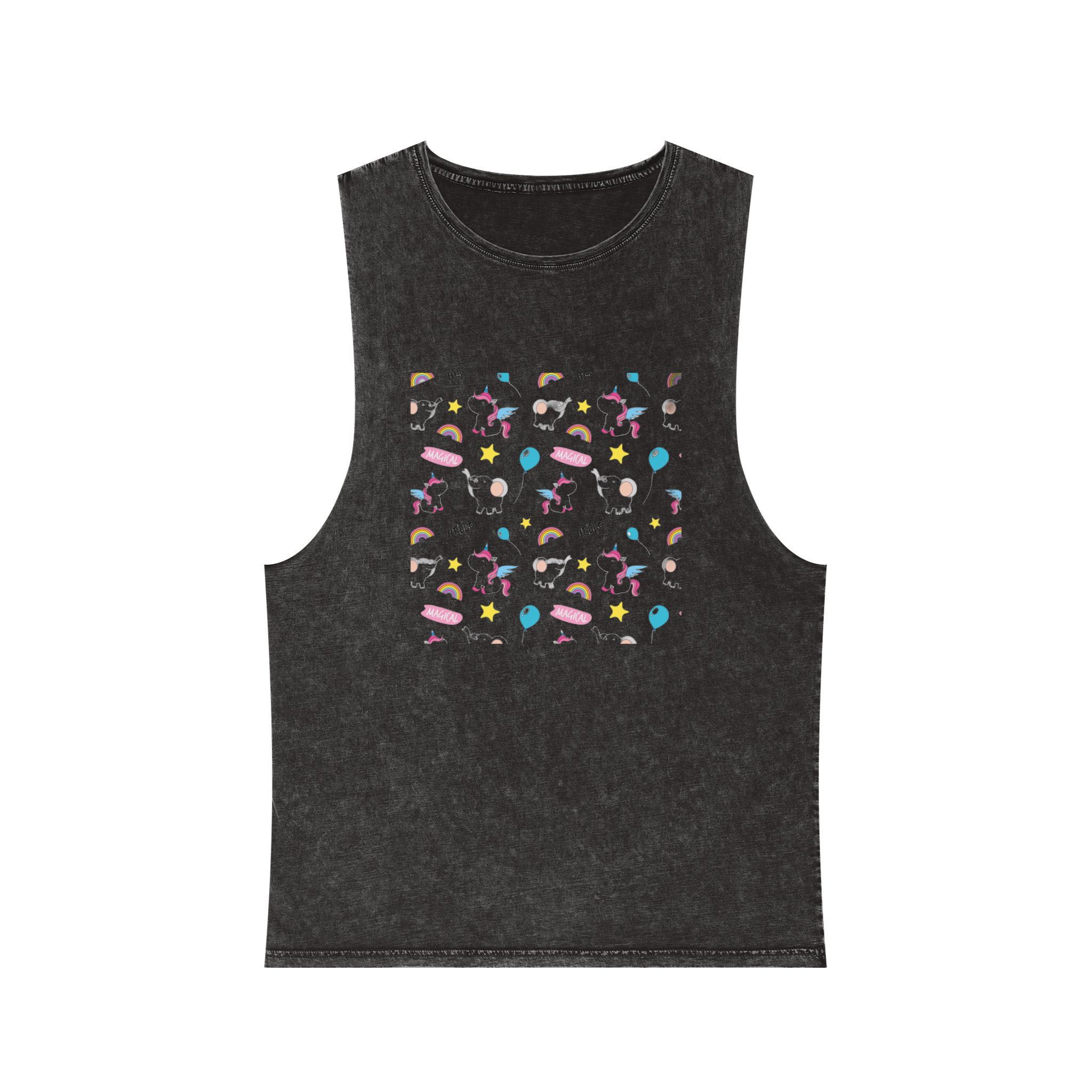 Unicorn V155 Unisex Stonewash Tank Top
