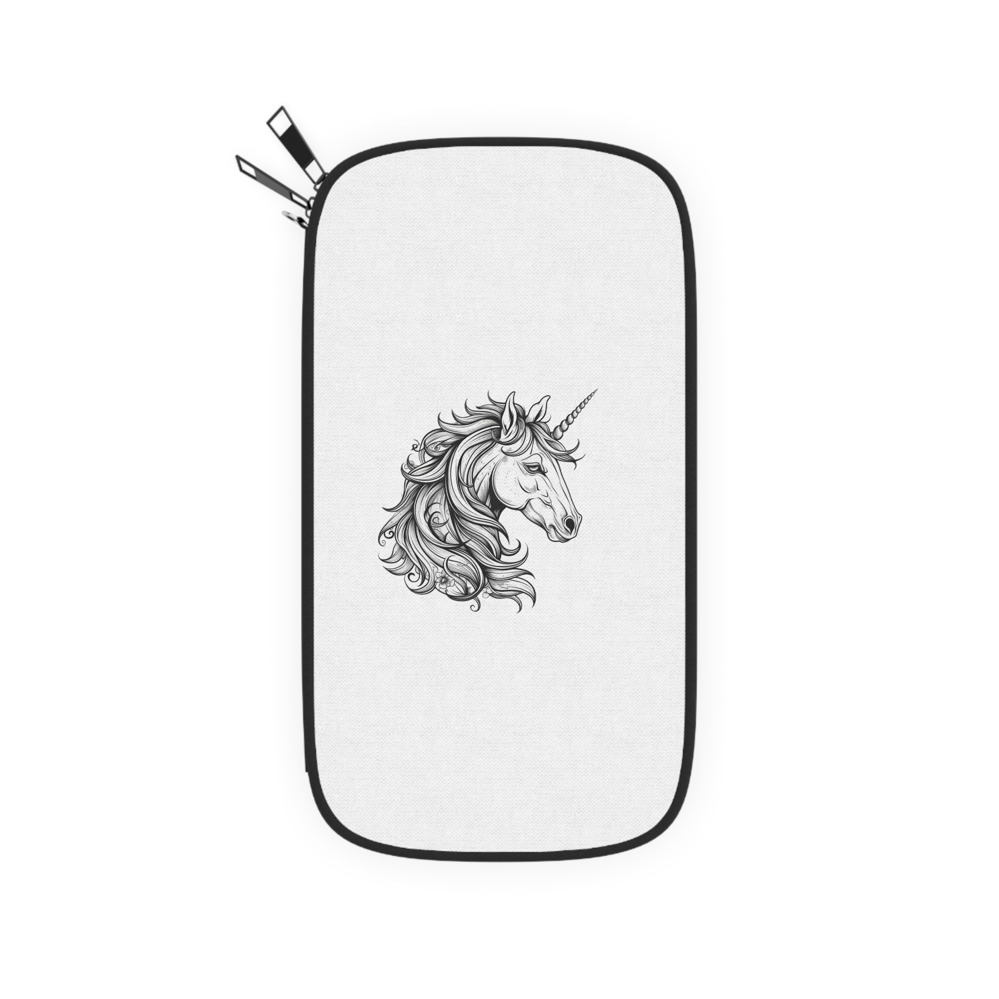 Cute Unicorn Animation Line Drawing Black White Create Greeting Cards Coloring Books Po Copy Passport Wallet - Image 2