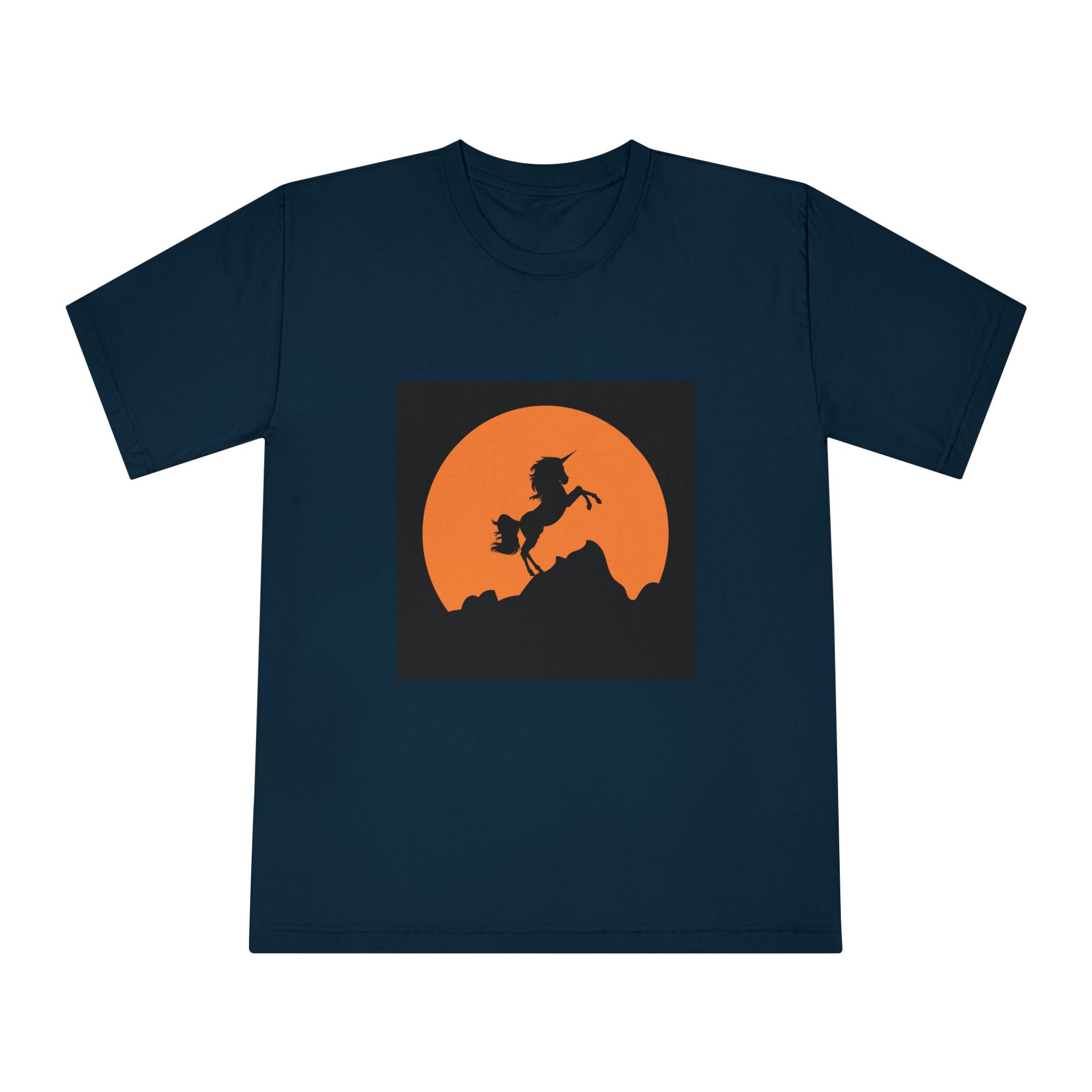 Unicorn Silhouette Unisex Classic Crewneck T Shirt - Image 17
