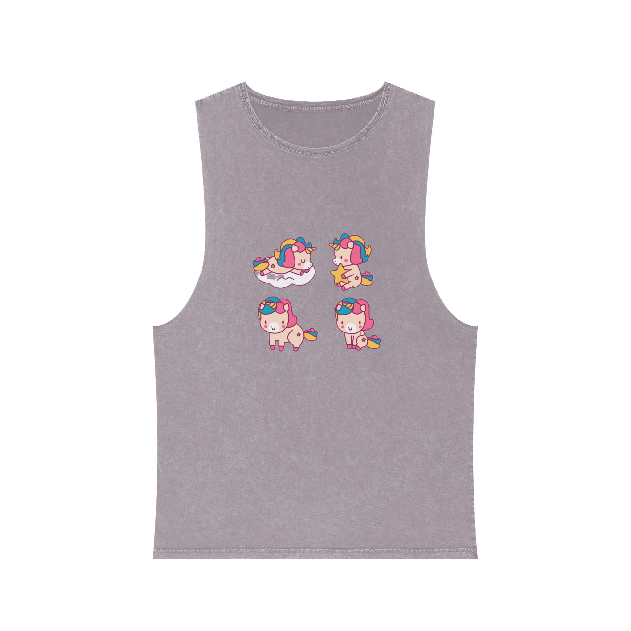Unicorn V317 Unisex Stonewash Tank Top - Image 17