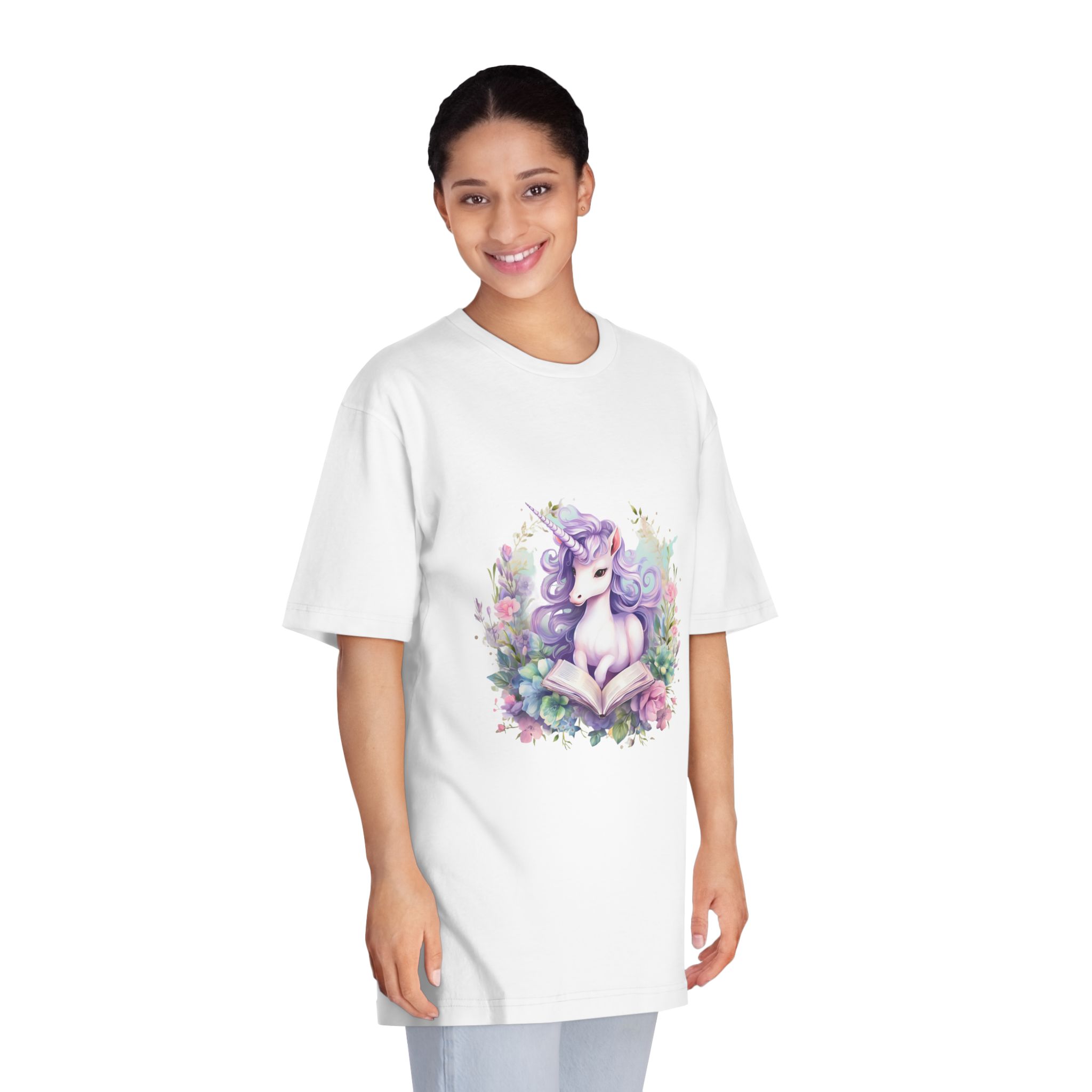 Unicorns 256 Unisex Classic Crewneck T Shirt - Image 3
