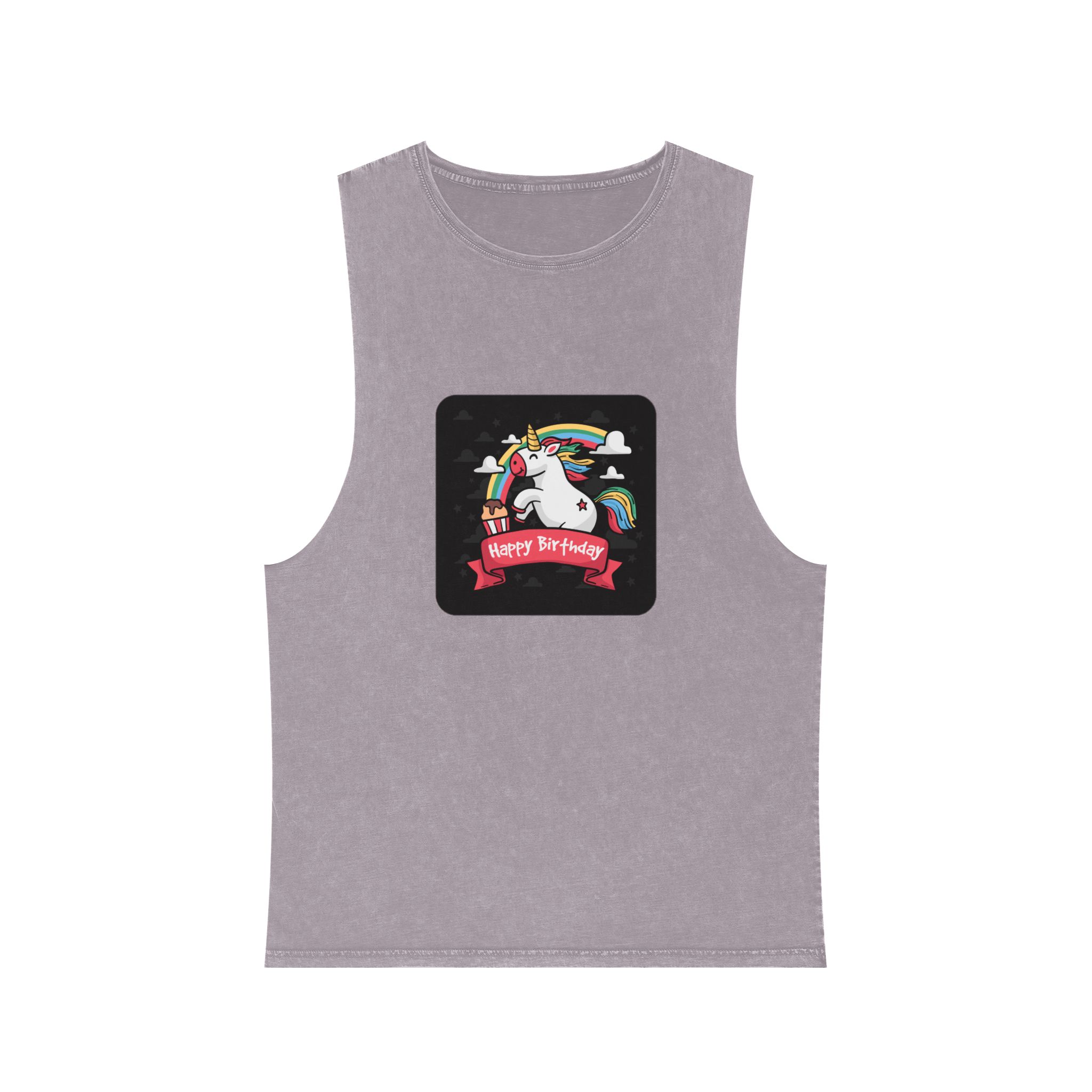 Unicorn V102 Unisex Stonewash Tank Top - Image 17