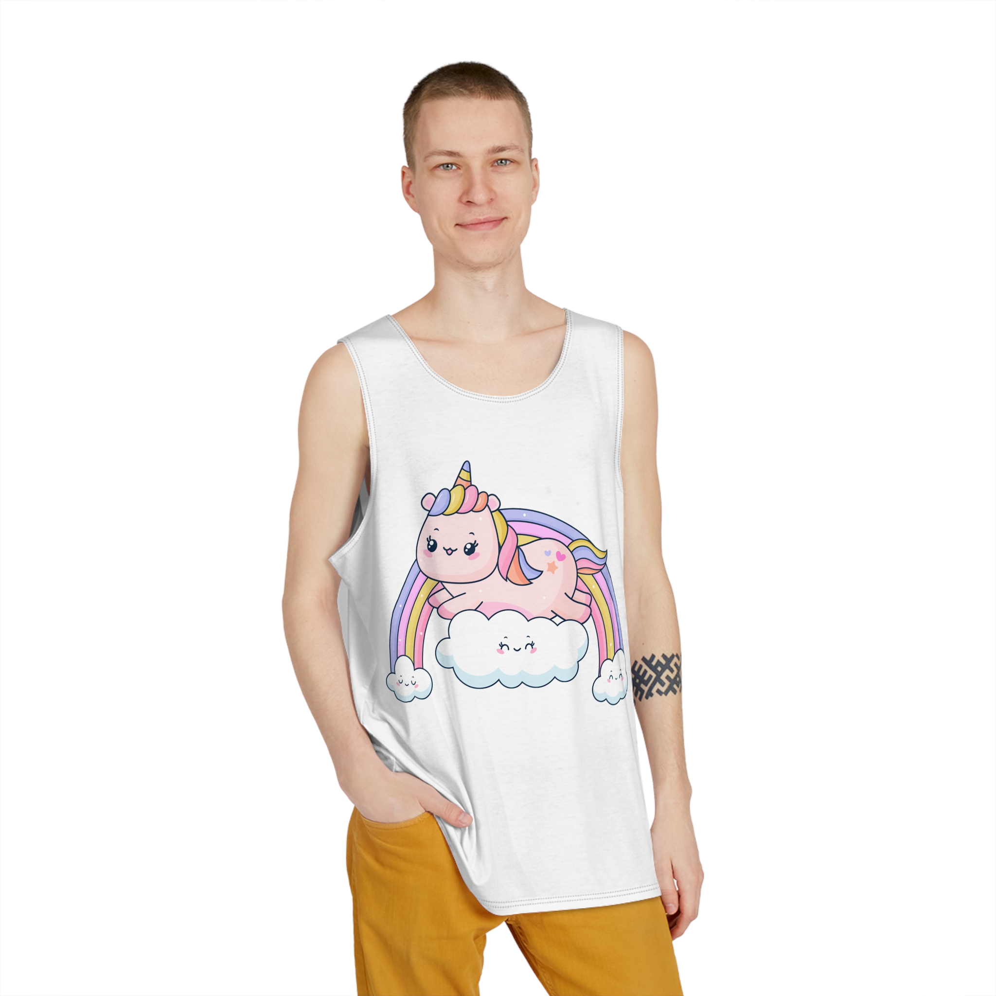 Unicorn V787 Mens Tank Aop - Image 3