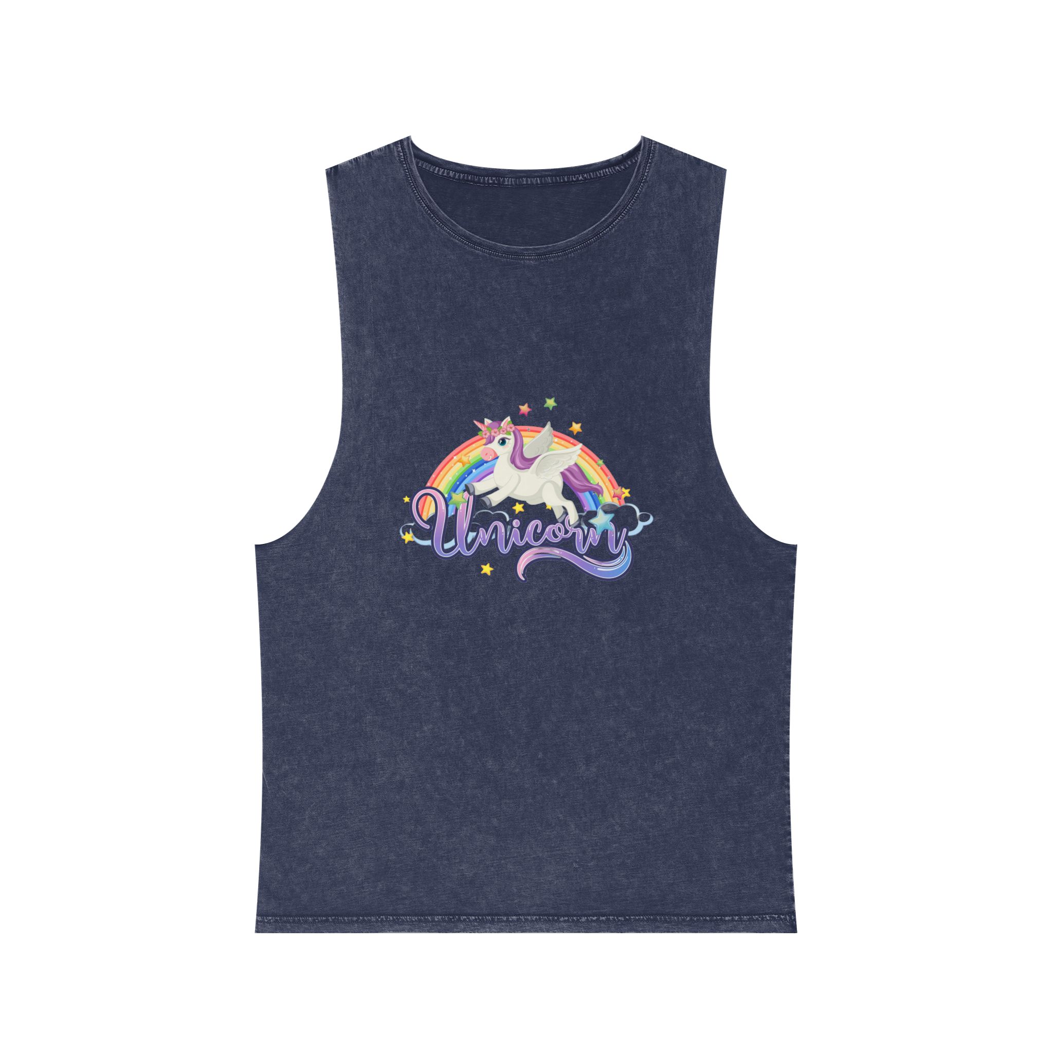 Unicorn V435 Unisex Stonewash Tank Top - Image 13