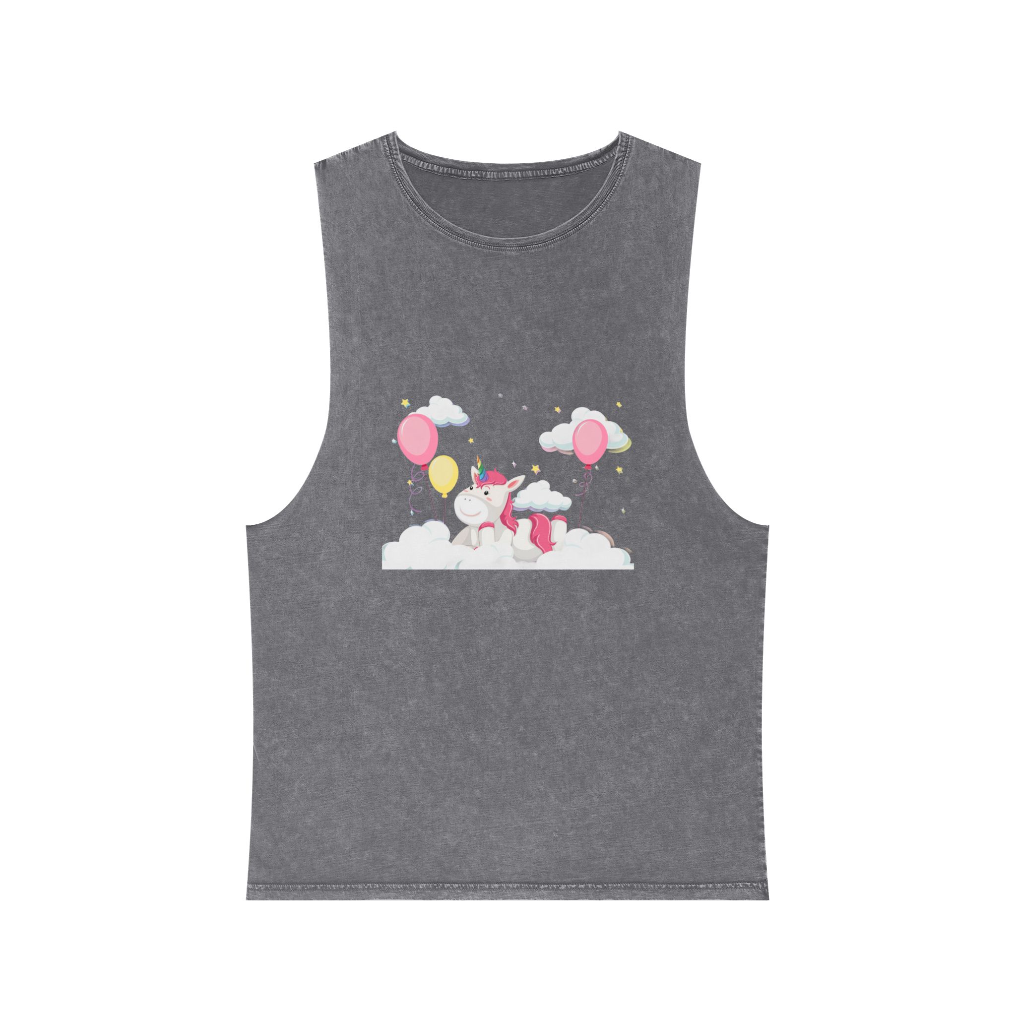 Unicorn V513 Unisex Stonewash Tank Top - Image 9