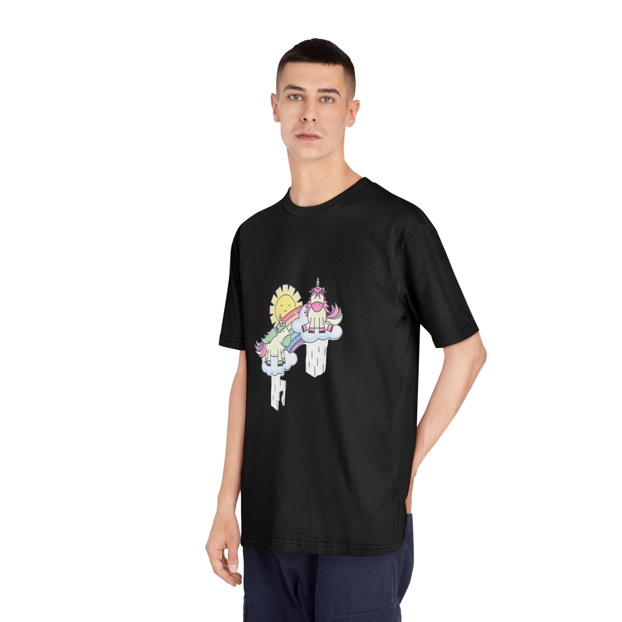 Unicorns 100 Unisex Classic Crewneck T Shirt - Image 8