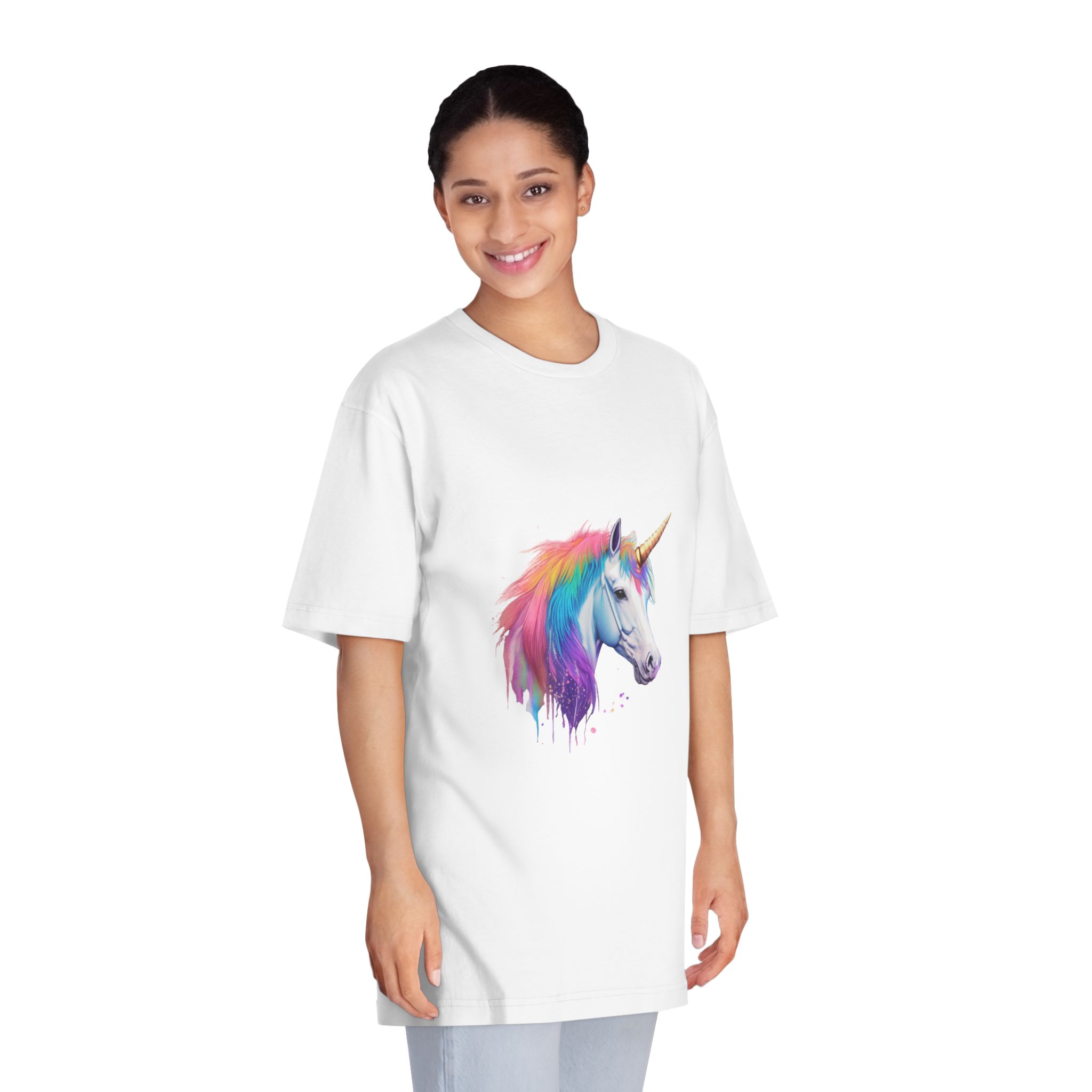 Unicorns 147 Unisex Classic Crewneck T Shirt - Image 3