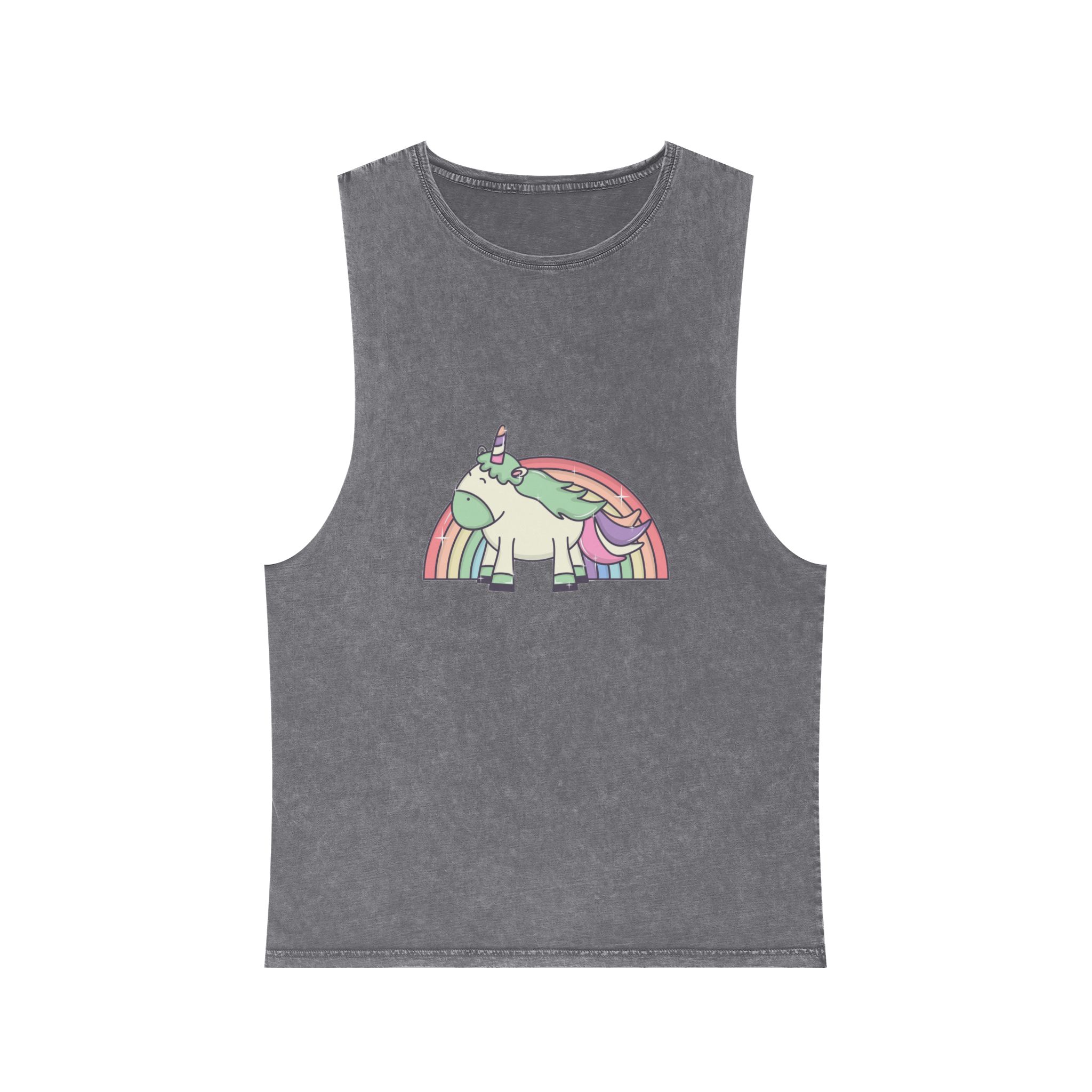 Unicorn V339 Unisex Stonewash Tank Top - Image 9