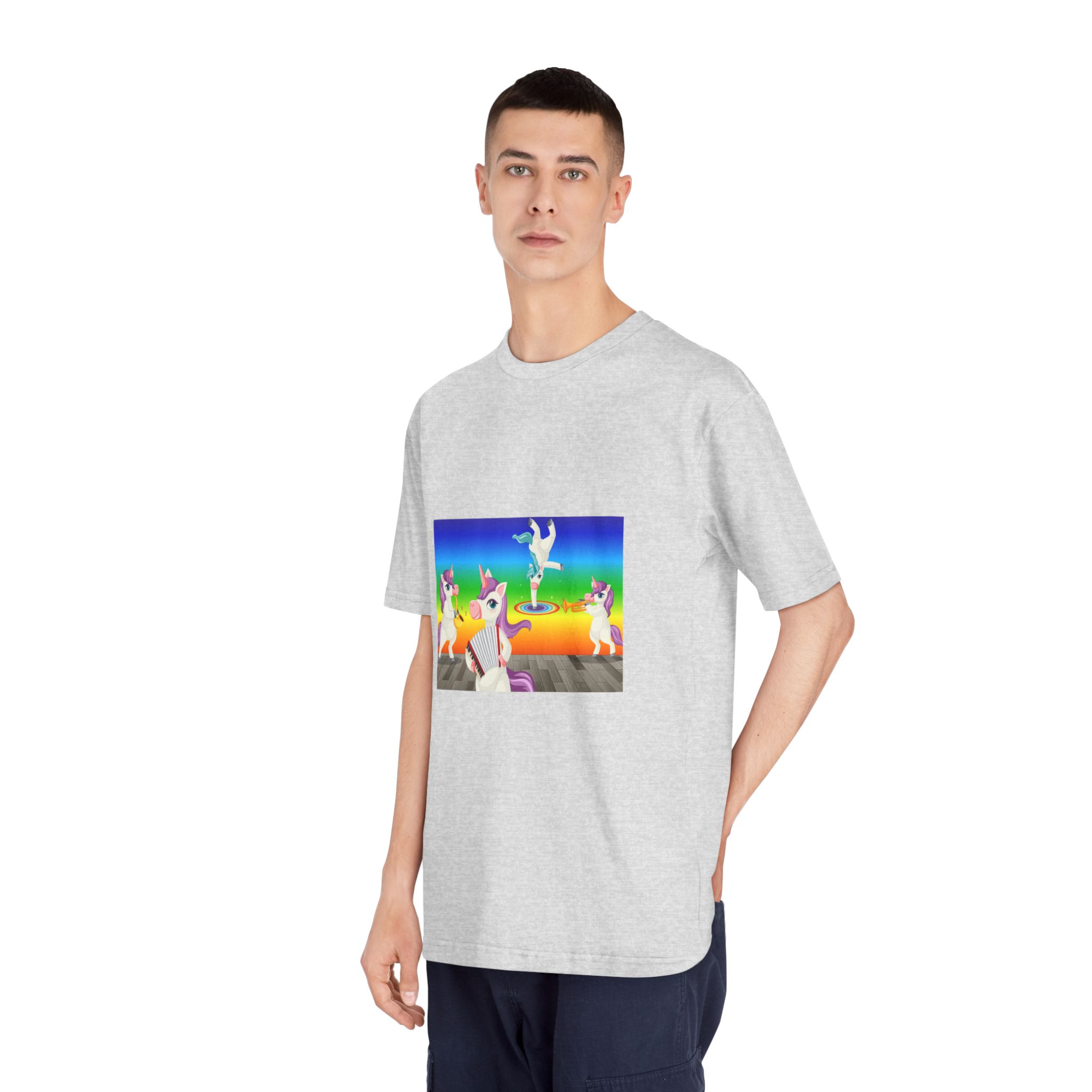 Unicorn V704 Unisex Classic Crewneck T Shirt - Image 16