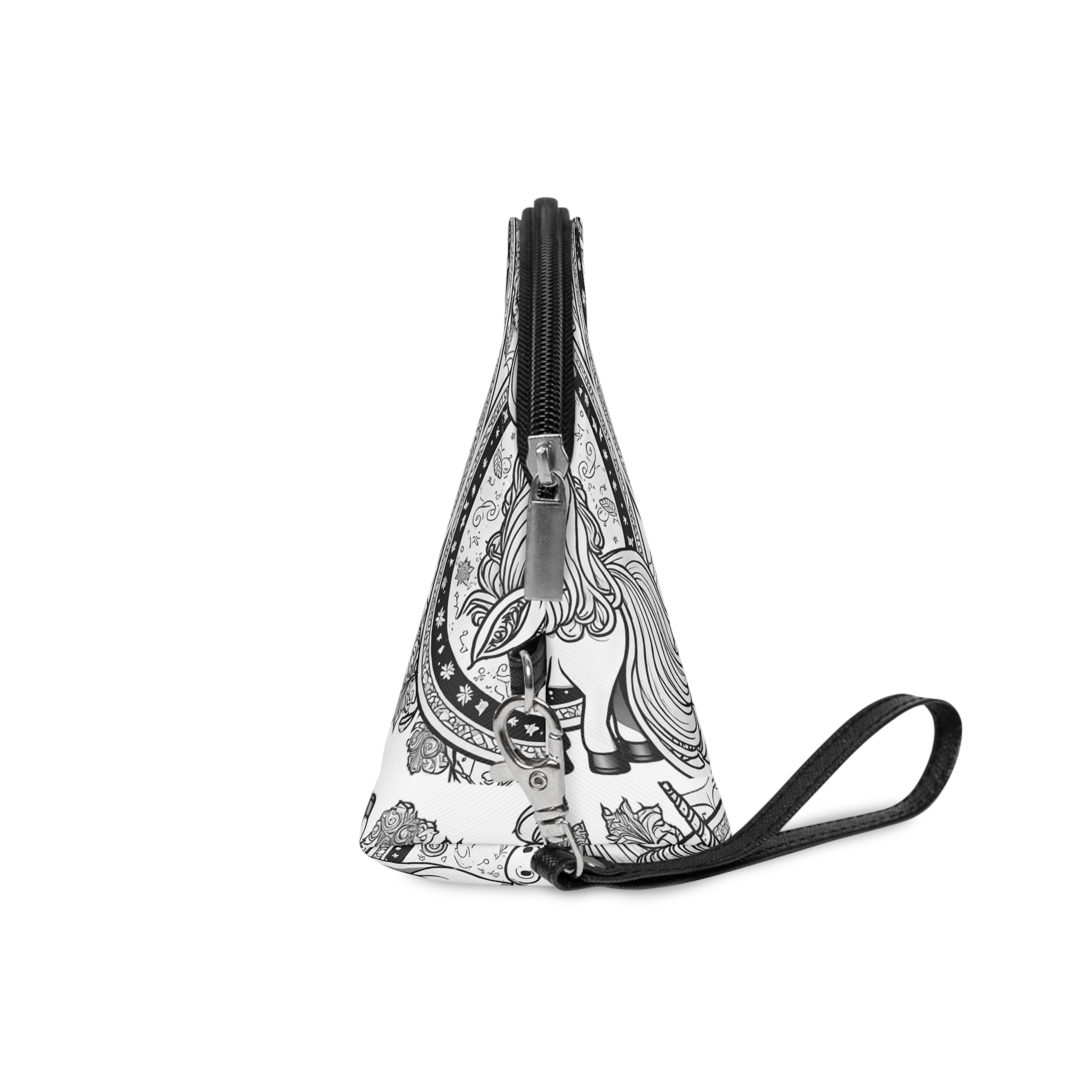 Adorable Unicorn Illustrations Kids Makeup Bag - Image 3