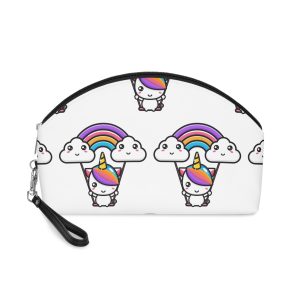 Cute Unicorn Mascot Design (3) Makeup Bag