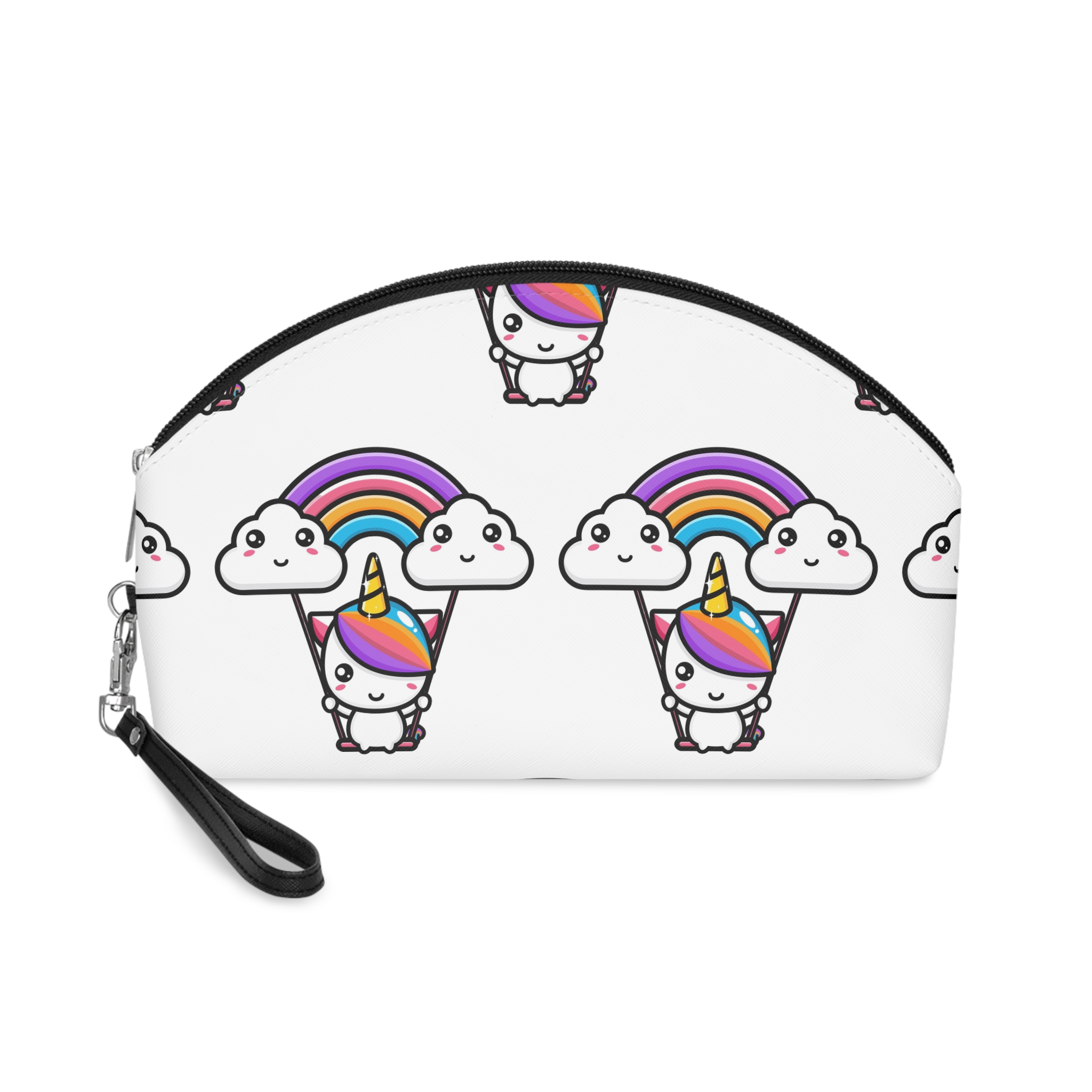 Cute Unicorn Mascot Design (3) Makeup Bag