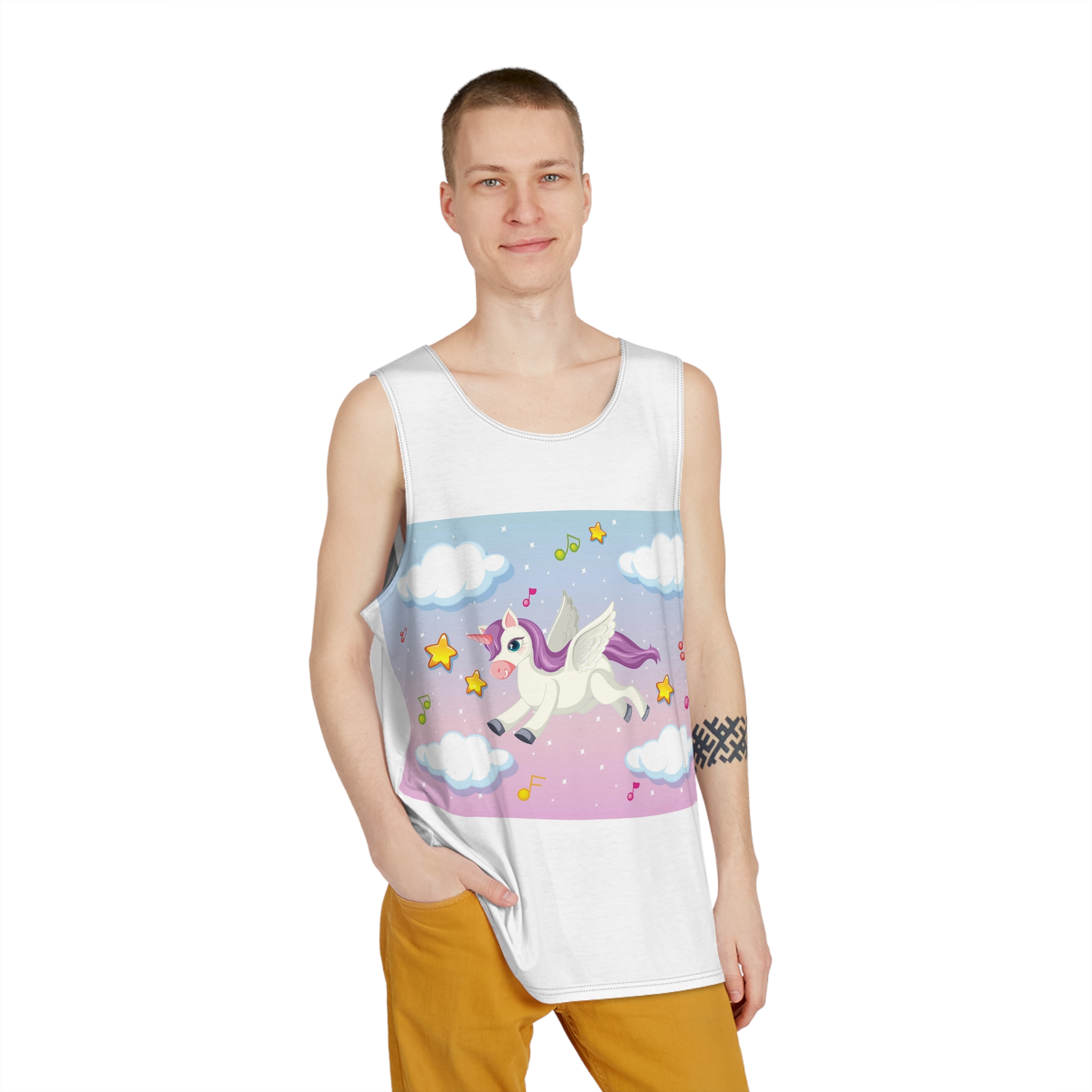 Unicorn V457 Mens Tank Aop - Image 3