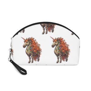 Drawing Unicorn With Flowers Picture Unicorn Makeup Bag