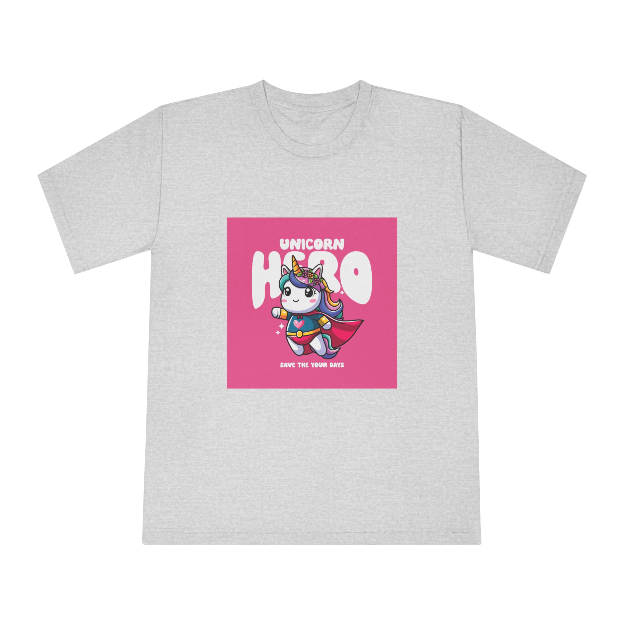 Unicorn Hero Unisex Classic Crewneck T Shirt - Image 13