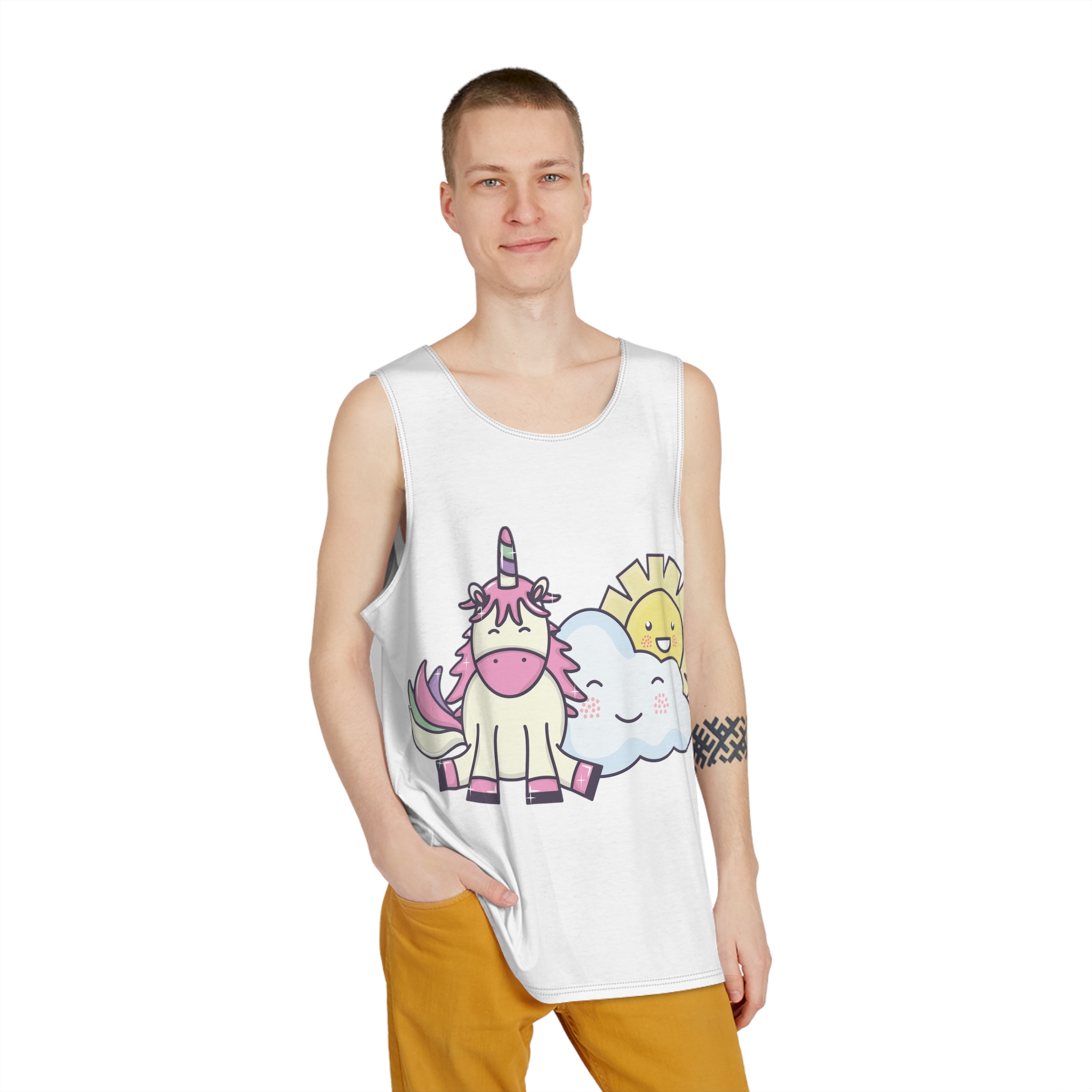 Unicorns 92 Mens Tank Aop - Image 3