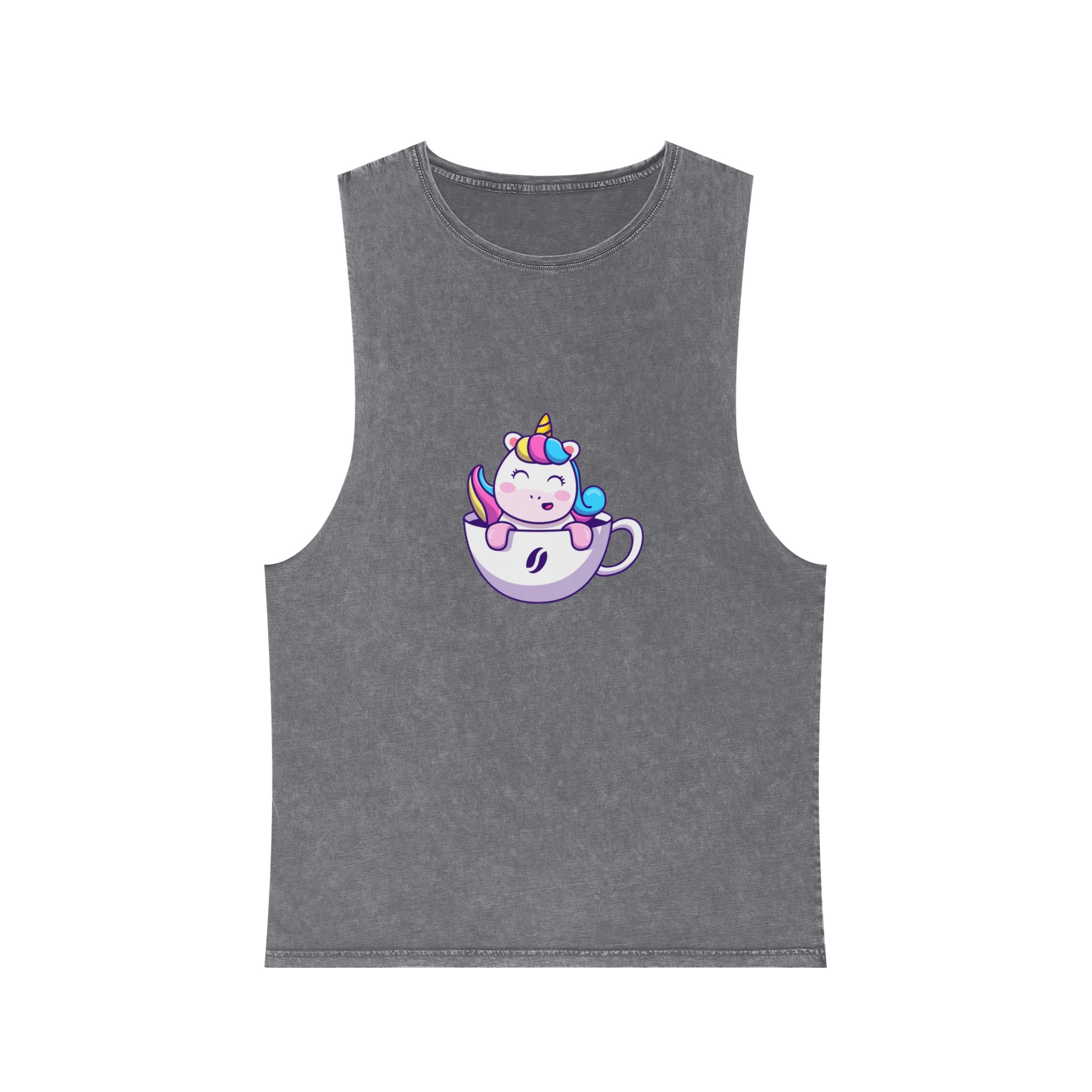 Unicorn V506 Unisex Stonewash Tank Top - Image 9