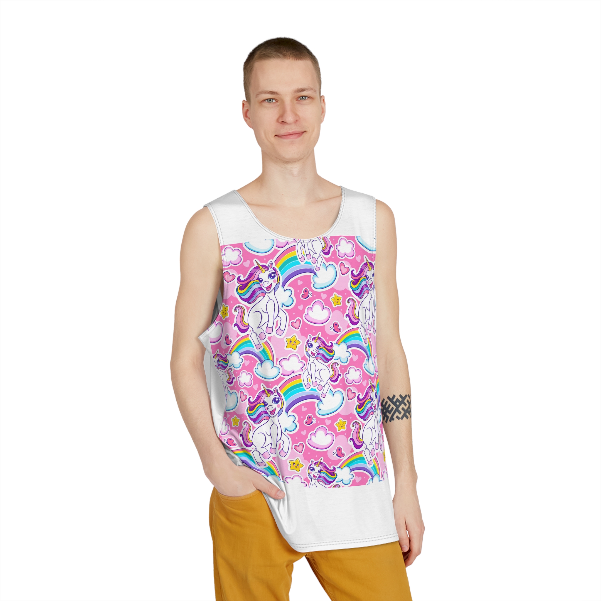 Unicorn V878 Mens Tank Aop - Image 3