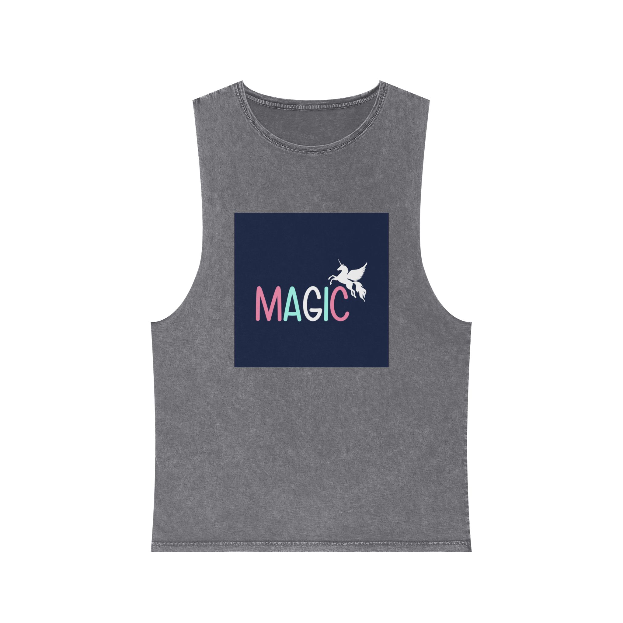 Magic Unisex Stonewash Tank Top - Image 9