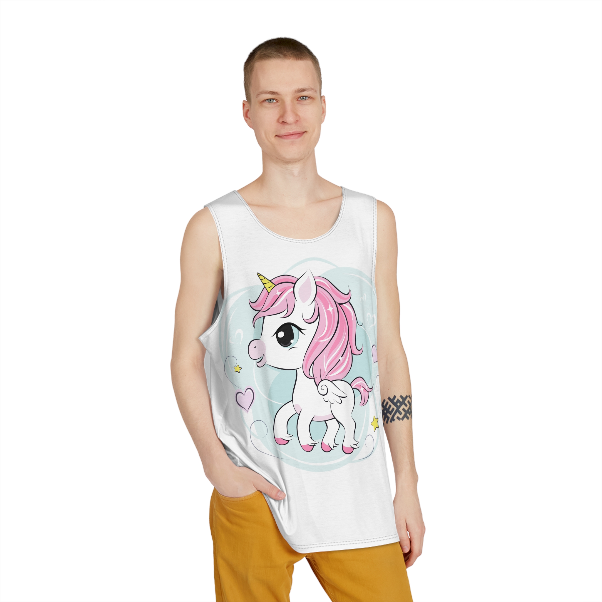 Unicorn V393 Mens Tank Aop - Image 3
