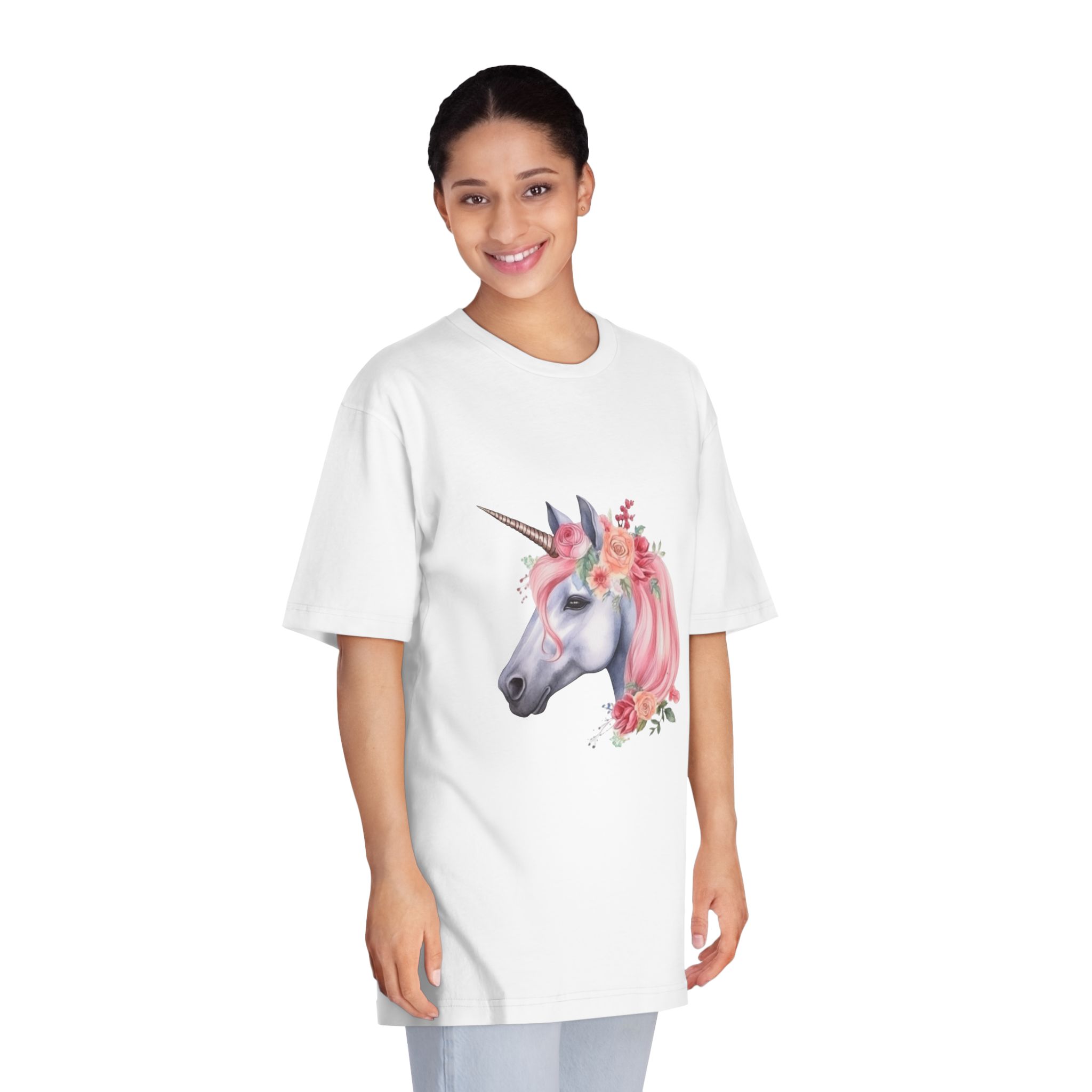 Unicorns 244 Unisex Classic Crewneck T Shirt - Image 3