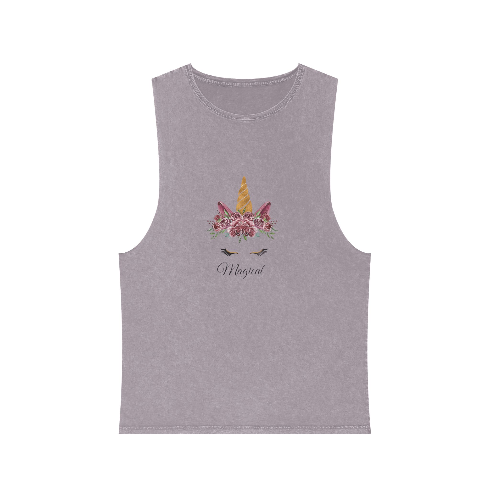 Unicorn V500 Unisex Stonewash Tank Top - Image 17