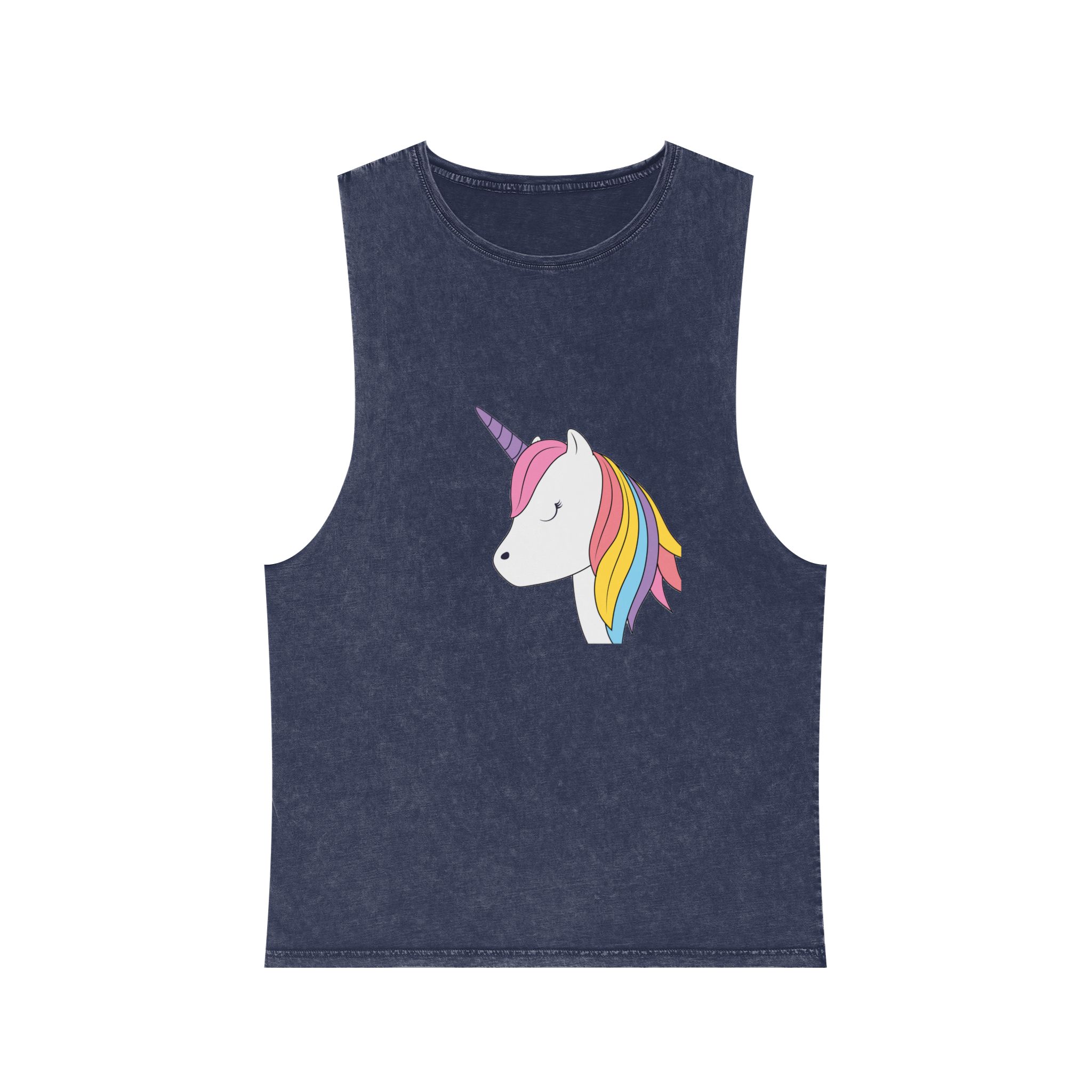Beautiful Unicorn Copia Unisex Stonewash Tank Top - Image 13
