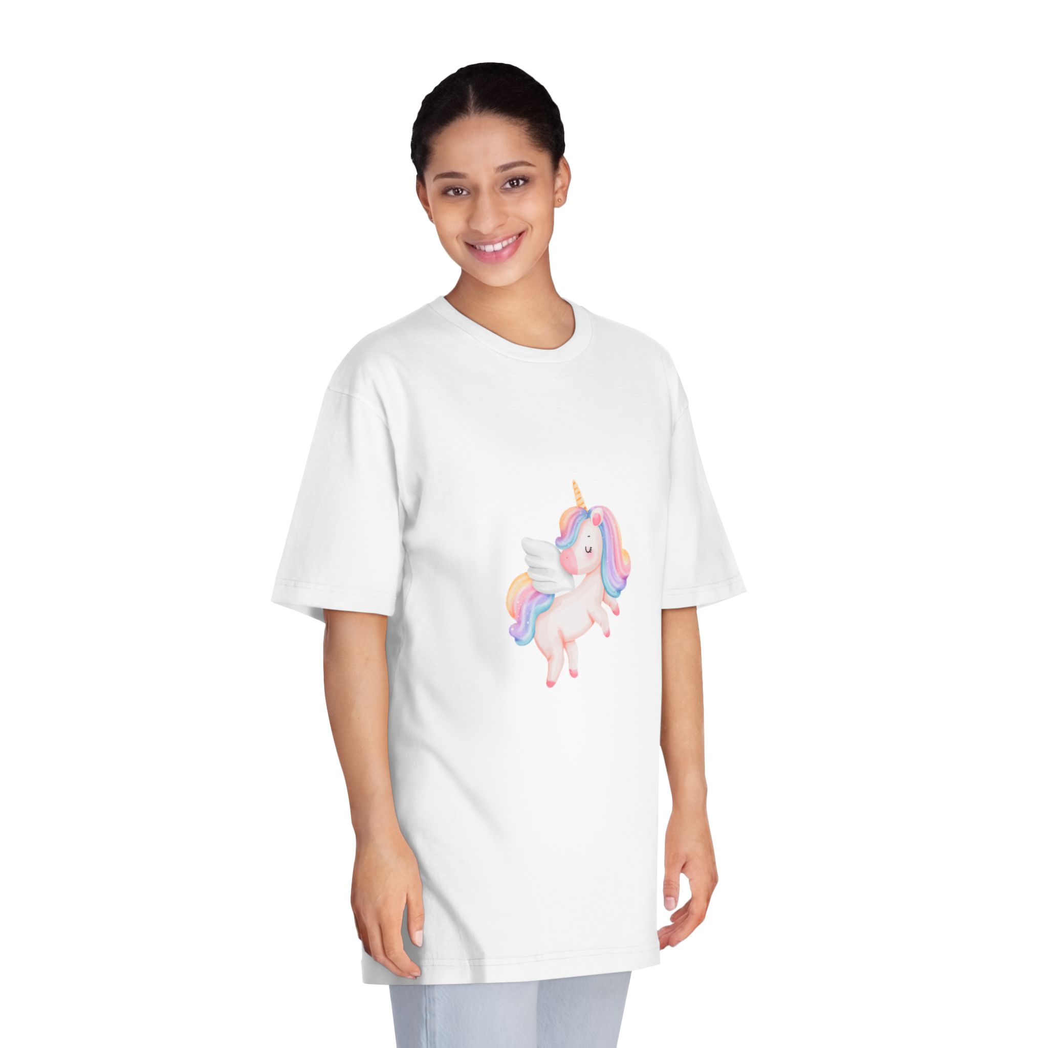 Unicorn V903 Unisex Classic Crewneck T Shirt - Image 3