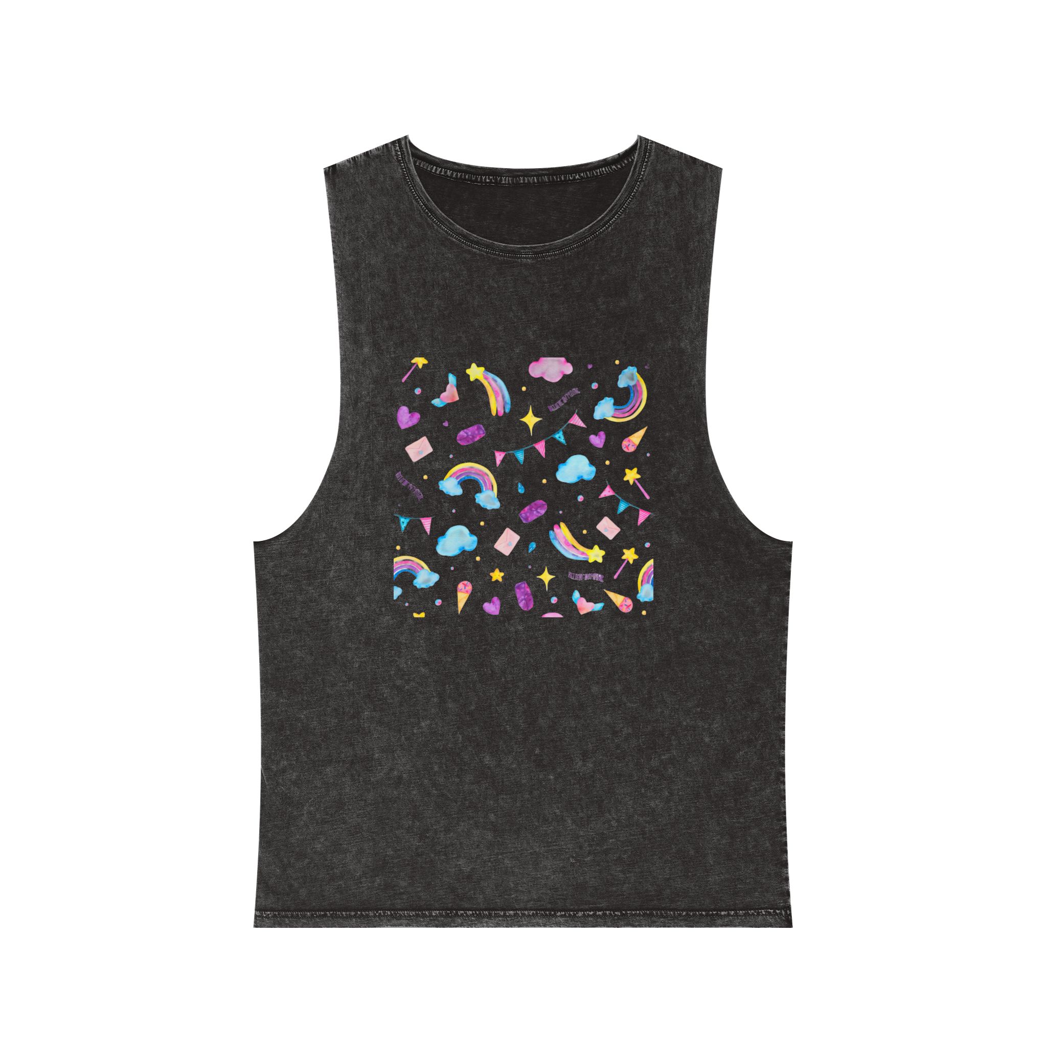 Unicorn V363 Unisex Stonewash Tank Top