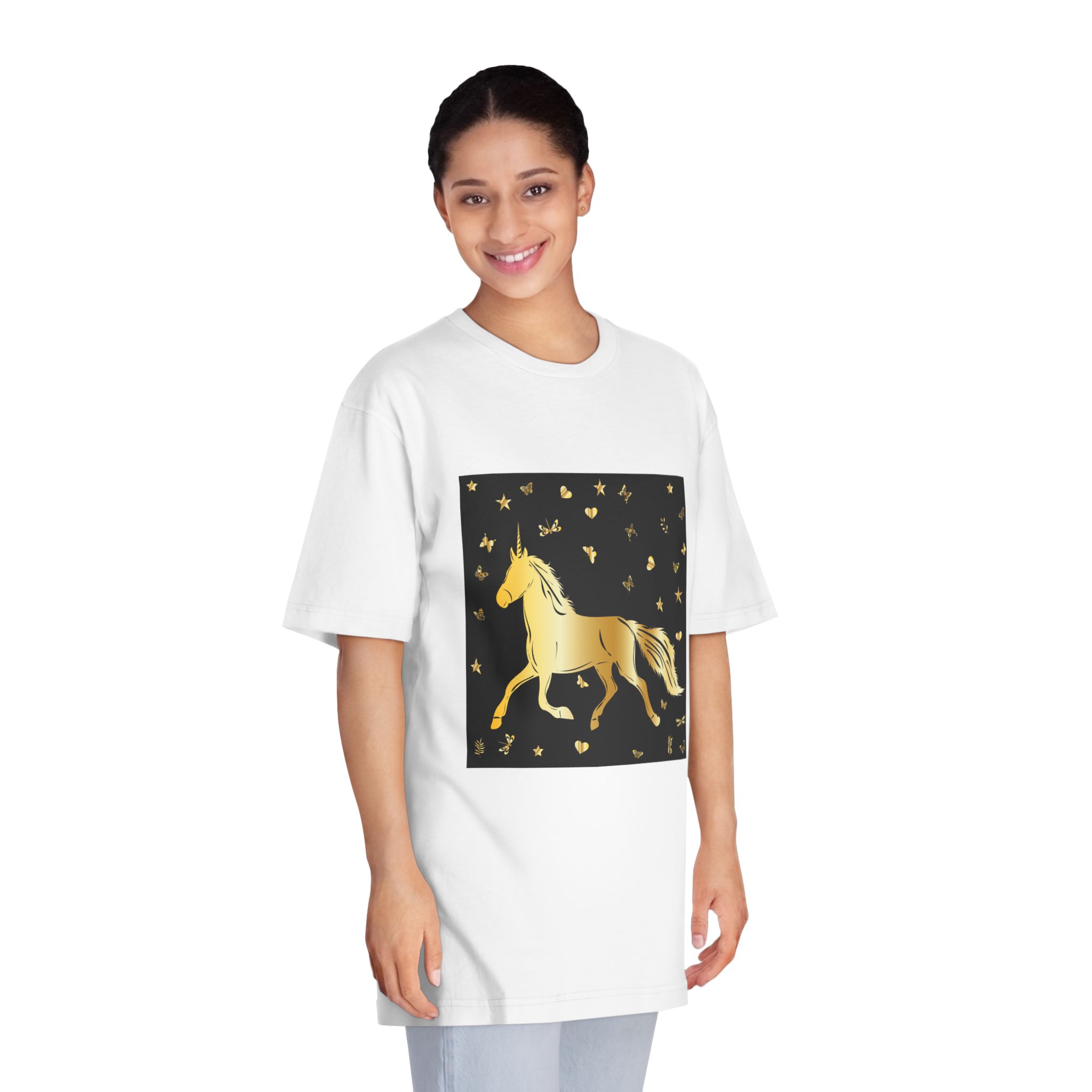 Unicorn V850 Unisex Classic Crewneck T Shirt - Image 3