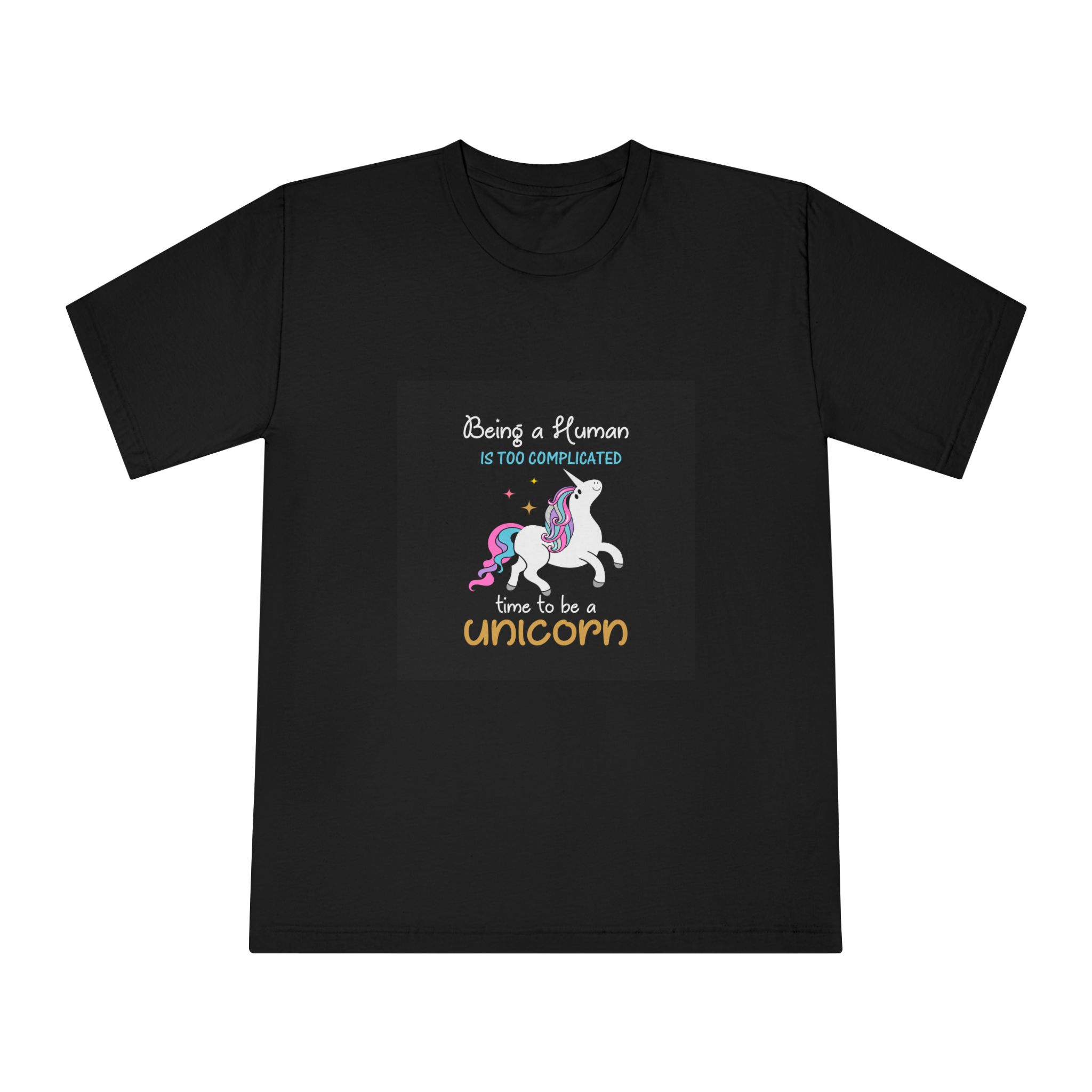 Unicorn 1 2 Unisex Classic Crewneck T Shirt - Image 5