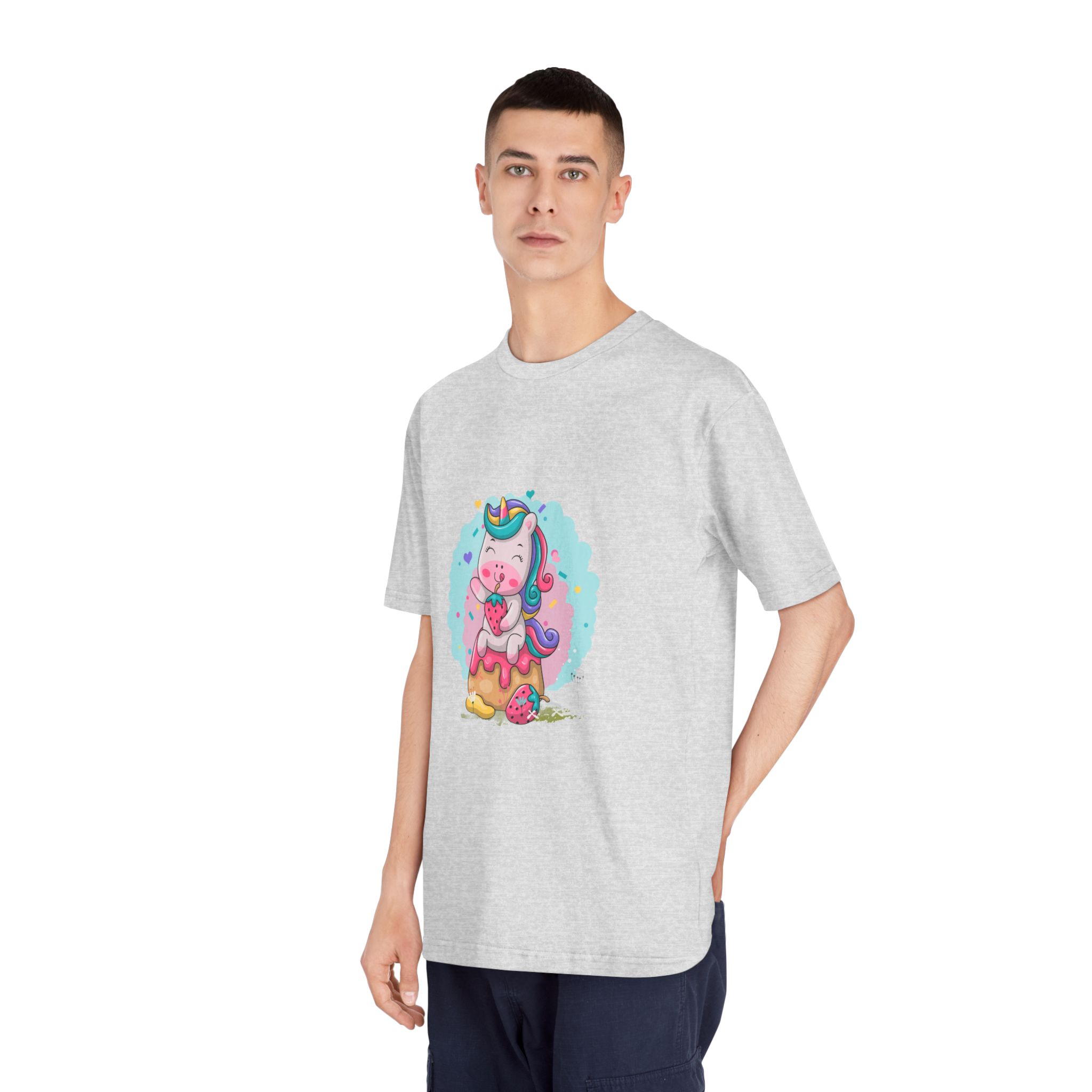 Unicorn V548 Unisex Classic Crewneck T Shirt - Image 16