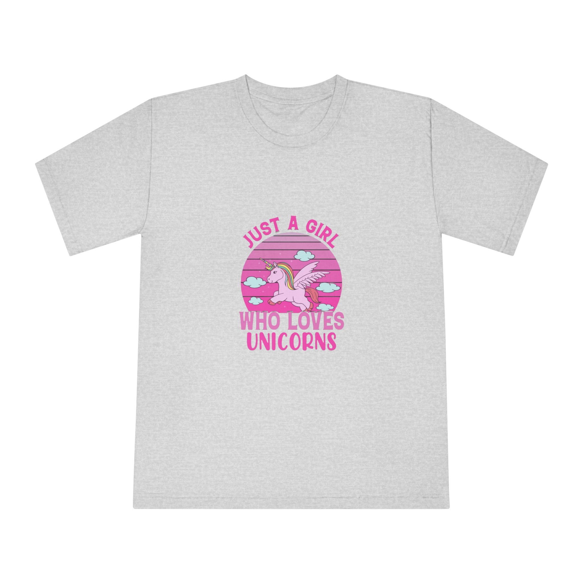 Just A Girl Who Loves Unicorns Unisex Classic Crewneck T Shirt - Image 13