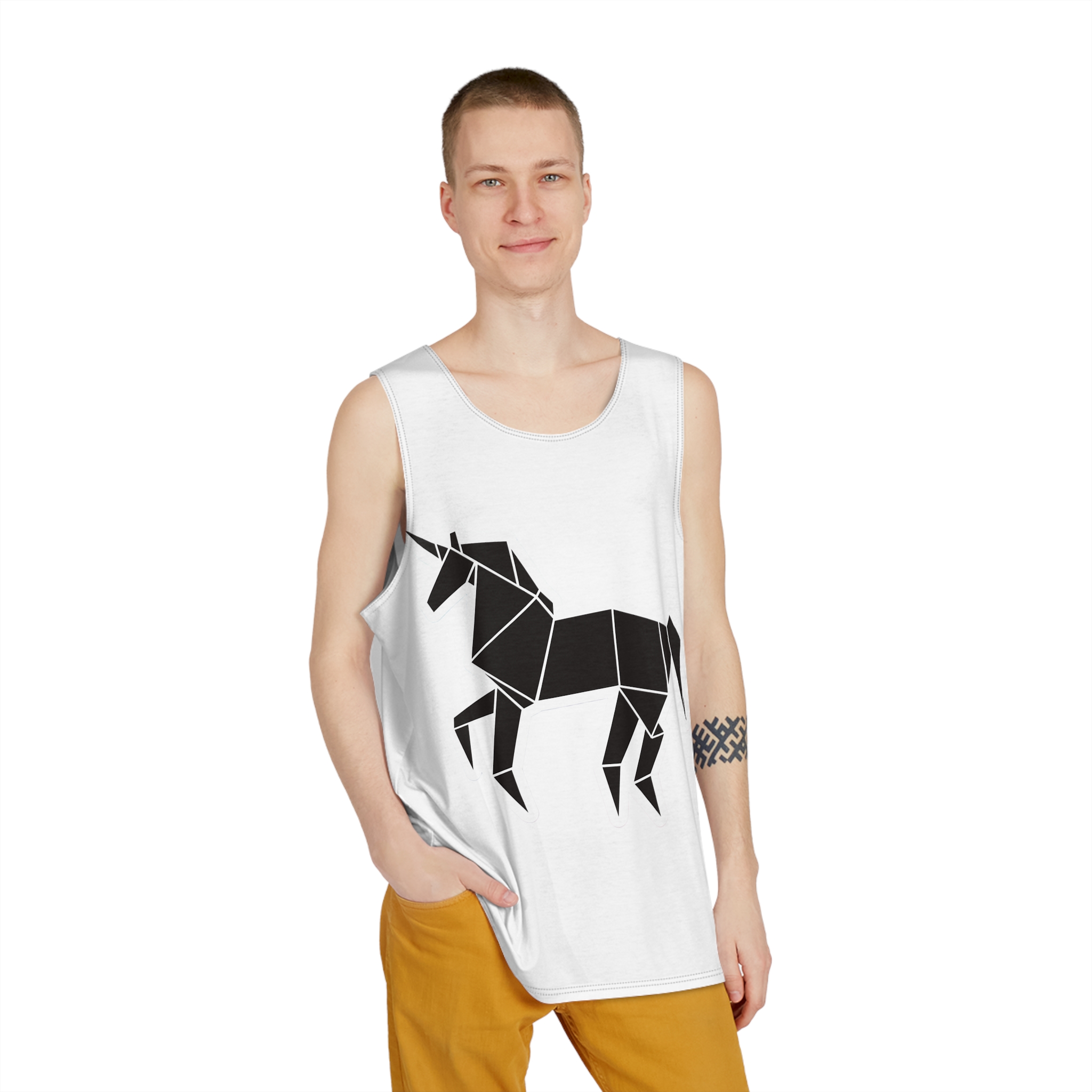 Unicorn V598 Mens Tank Aop - Image 3