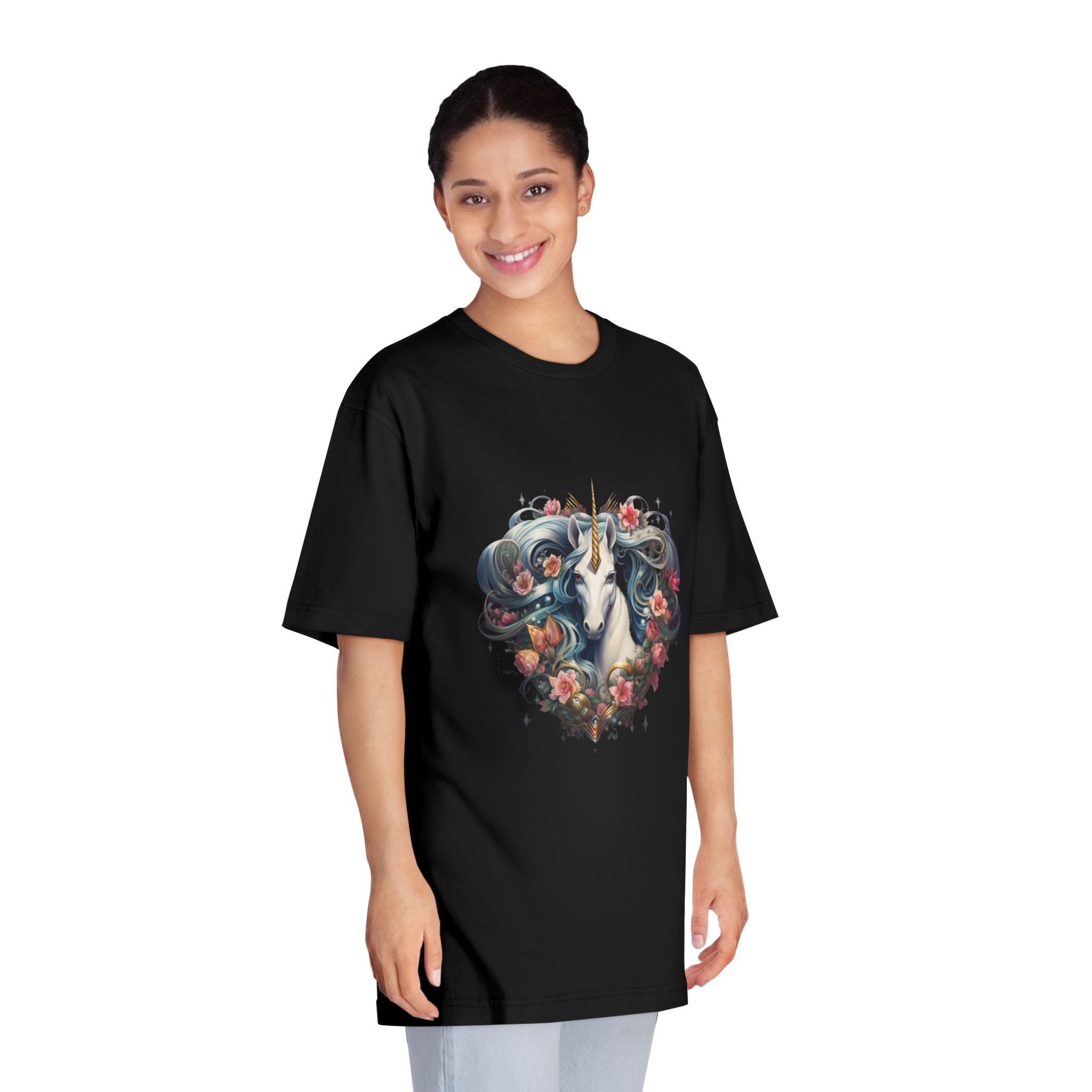 Unicorns 211 Unisex Classic Crewneck T Shirt - Image 7