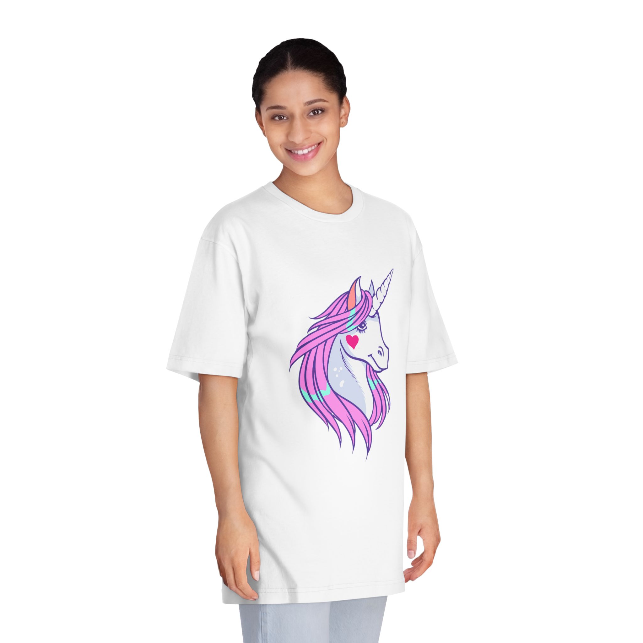 Unicorns 76 Unisex Classic Crewneck T Shirt - Image 3