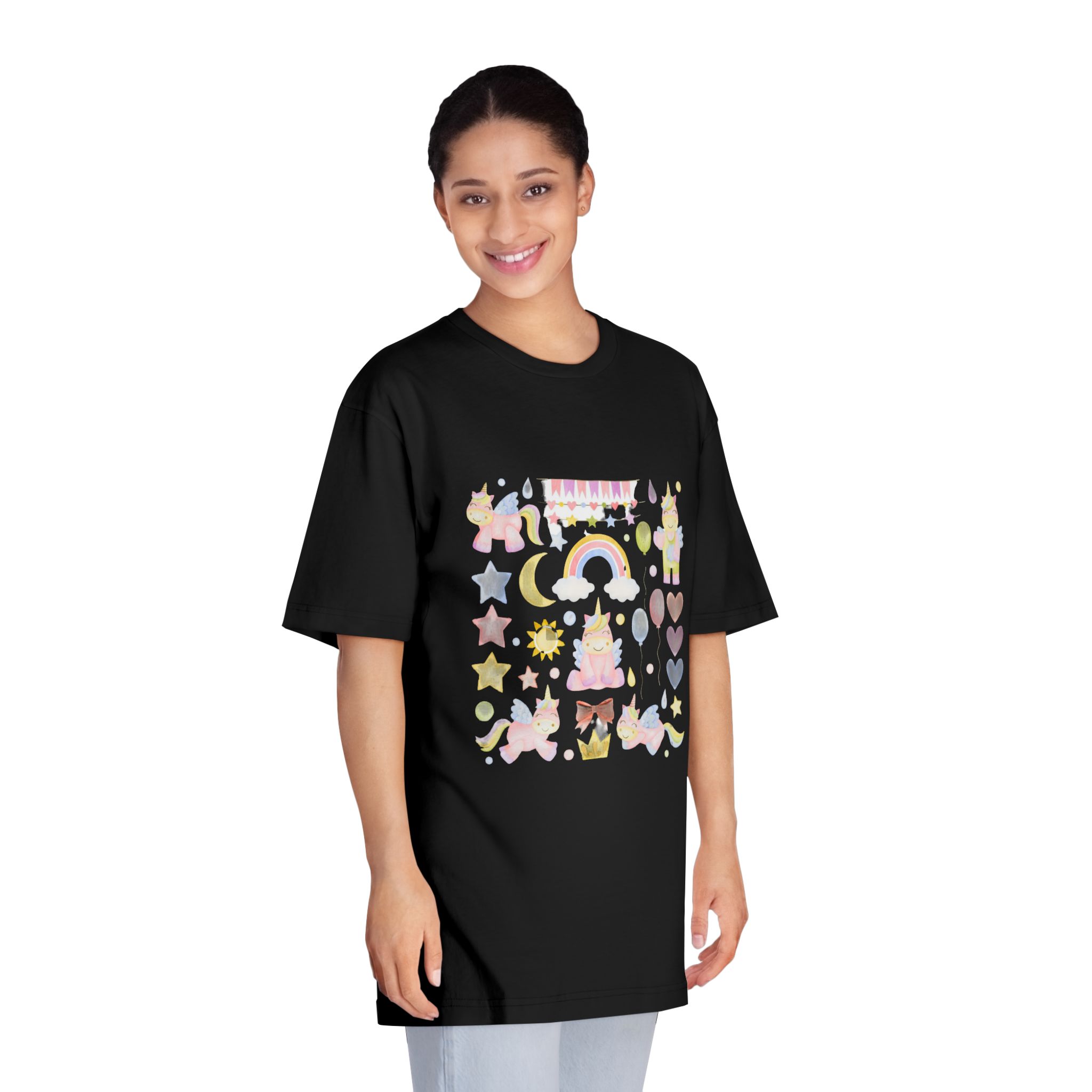 Unicorns 135 Unisex Classic Crewneck T Shirt - Image 7
